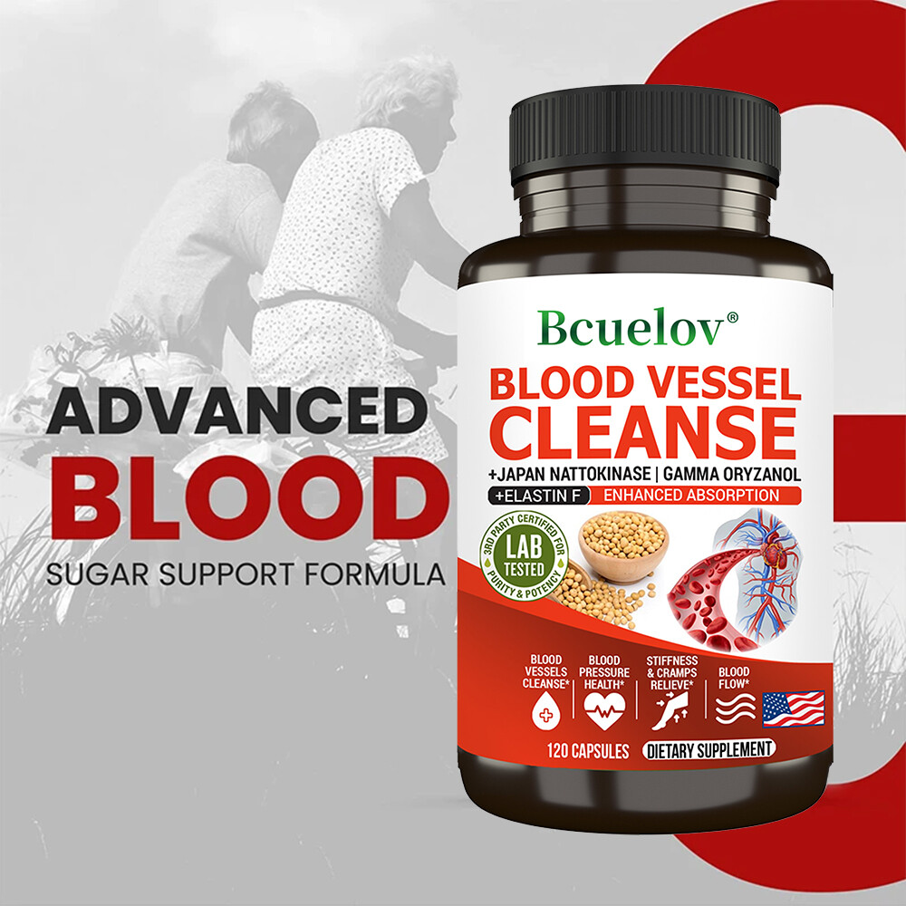 Blood Vessel Cleanse – Healthy Heart Blood Vessels Circulation Blood Pressure