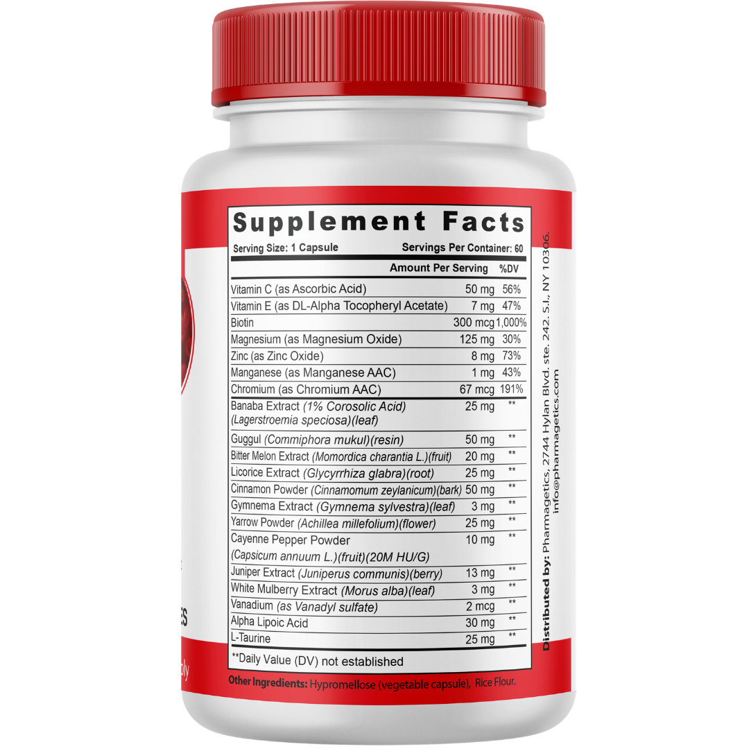 Glucorx Blood Balance, Gluco-RX Supplement Metabolism & Daily Health 10 Bottles