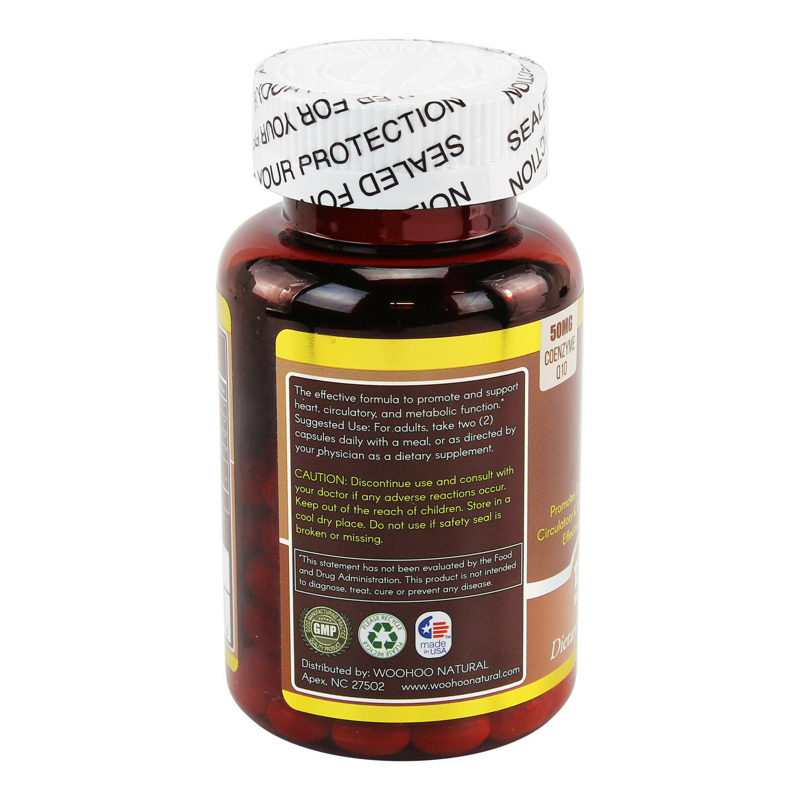 2 x WOHO Natural Hyper DHA EPA CoQ10 120 Softgels