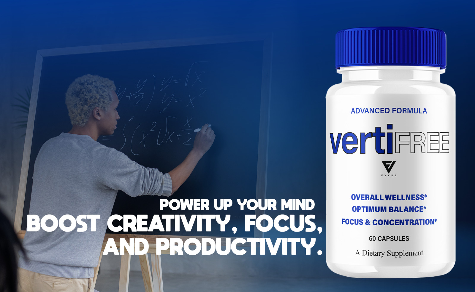 Vertifree Advanced Nootropic Capsules, Vertifree Max (60 Capsules)