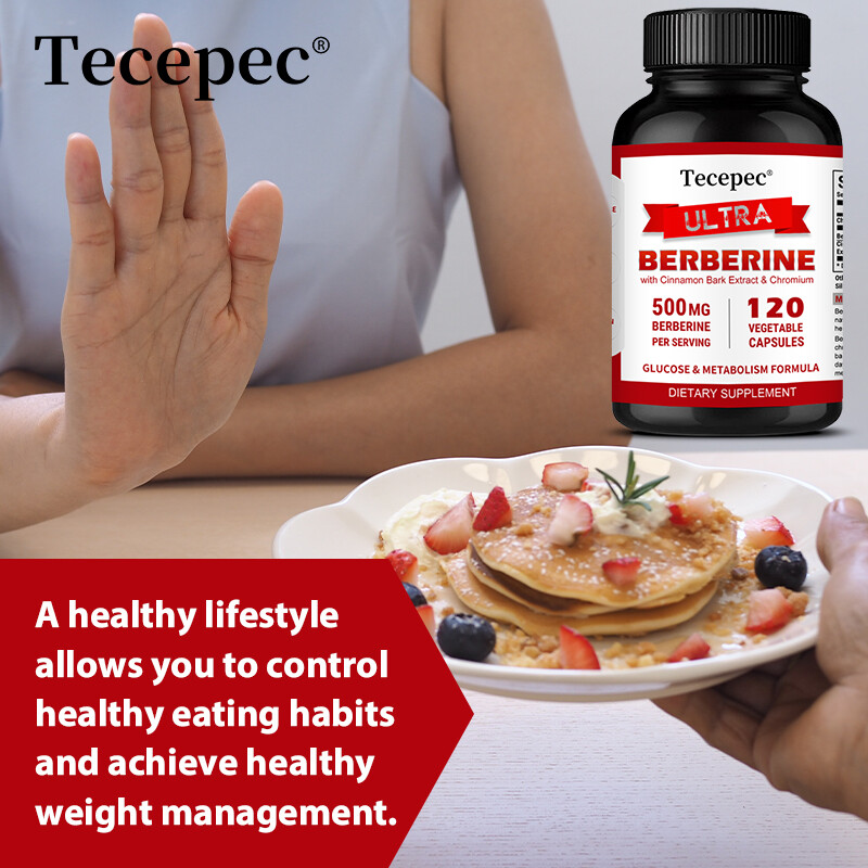 Ultra Berberine 500mg Plus Organic Cinnamon – Heart Health & Weight Management