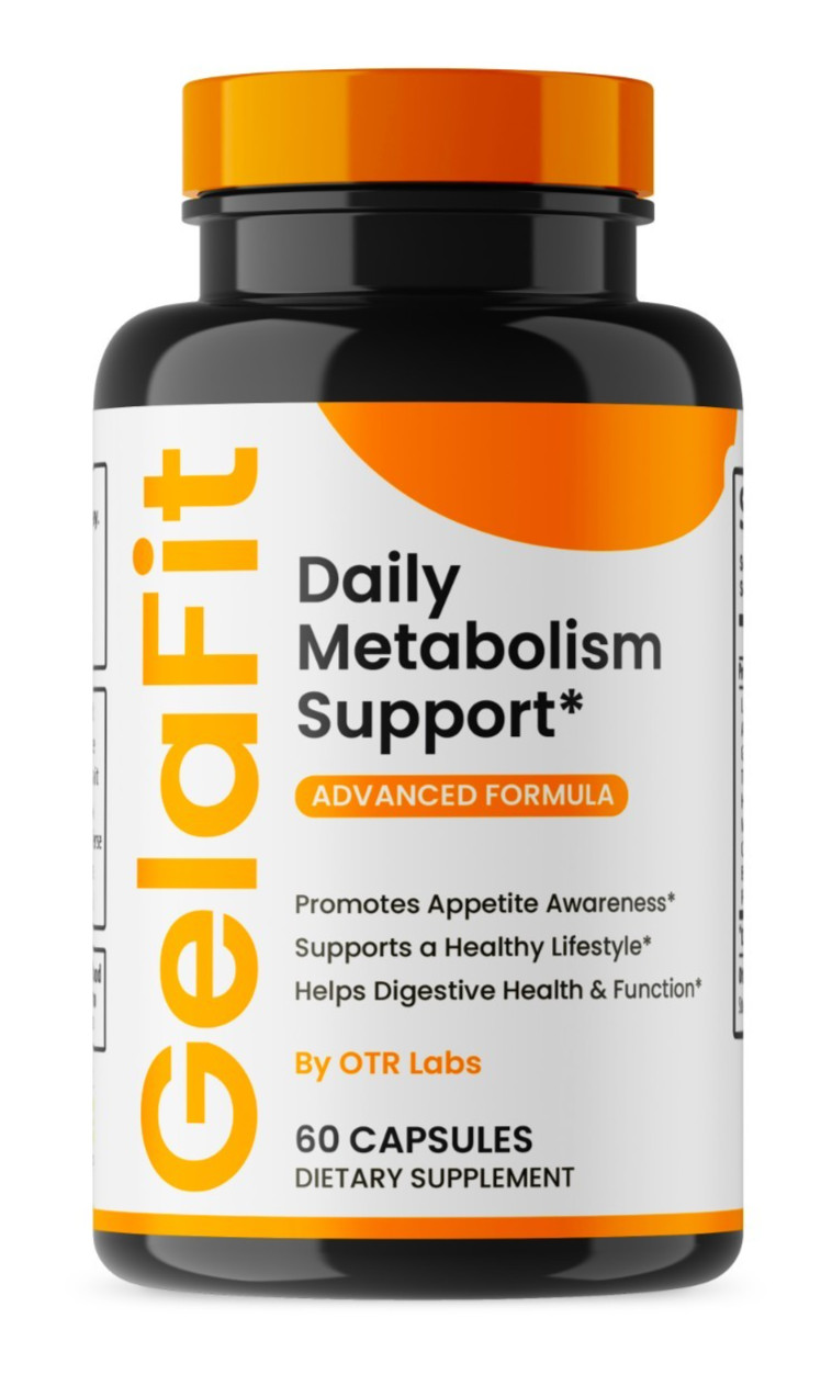 Gelafit, Gela Fit Daily Metabolism Support for Weight Assistance 1 Pack 60CT
