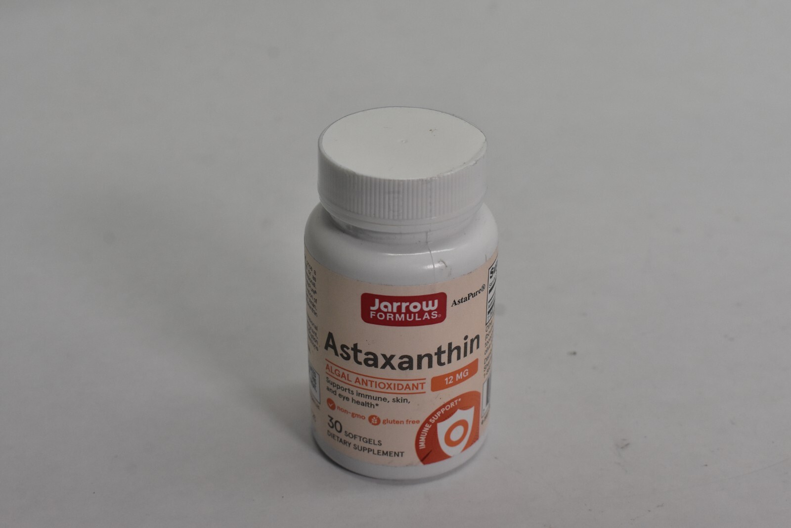 Jarrow Formulas Astaxanthin 12 mg 30 Softgels Capsules Dietary Supplement 07/26