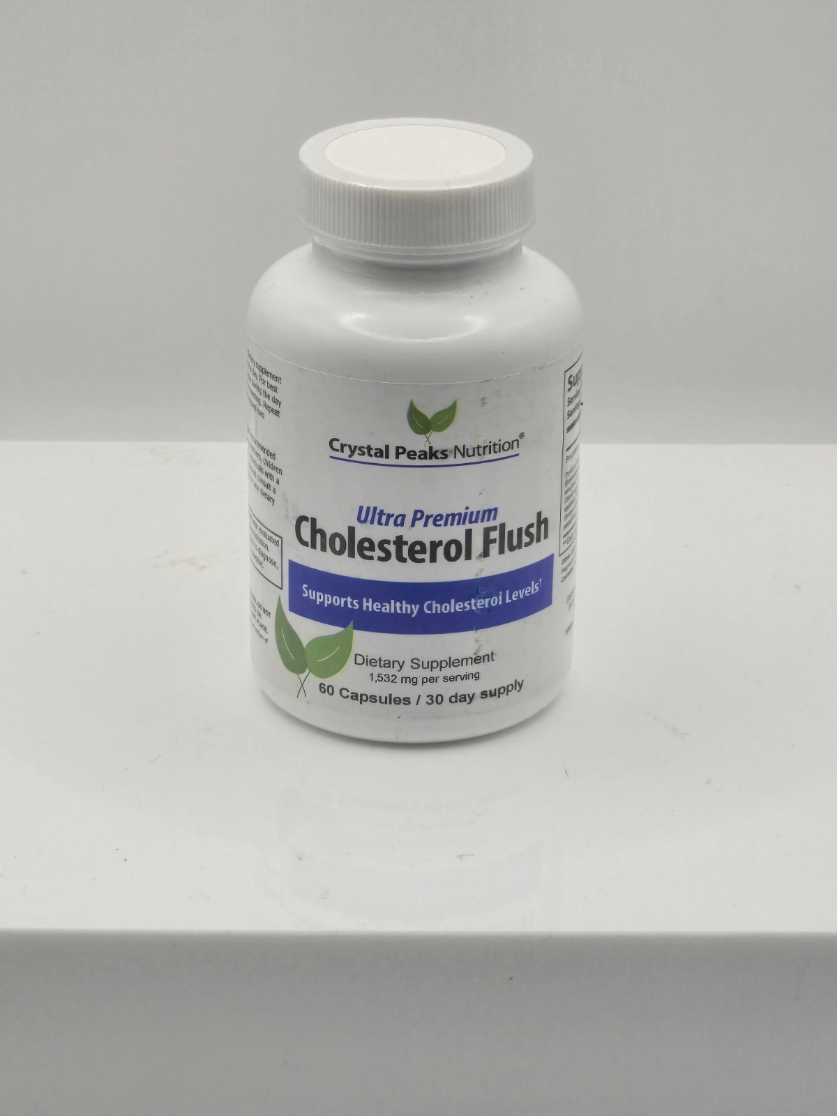 Crystal Peaks Nutrition Cholesterol Flush – 1532 mg – 60 capsules – Exp 10/28