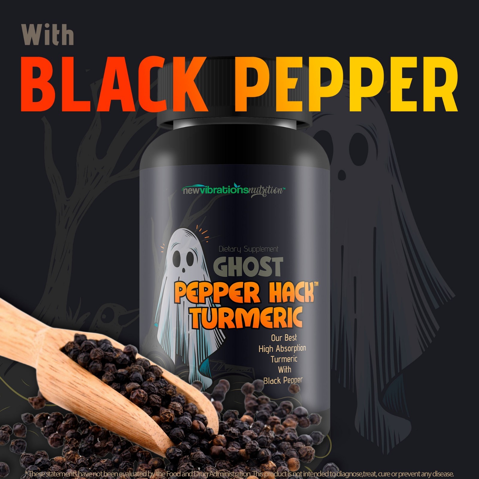Ghost Pepper Hack Turmeric – Our Best Gold Turmeric Curcumin with Black Pepper