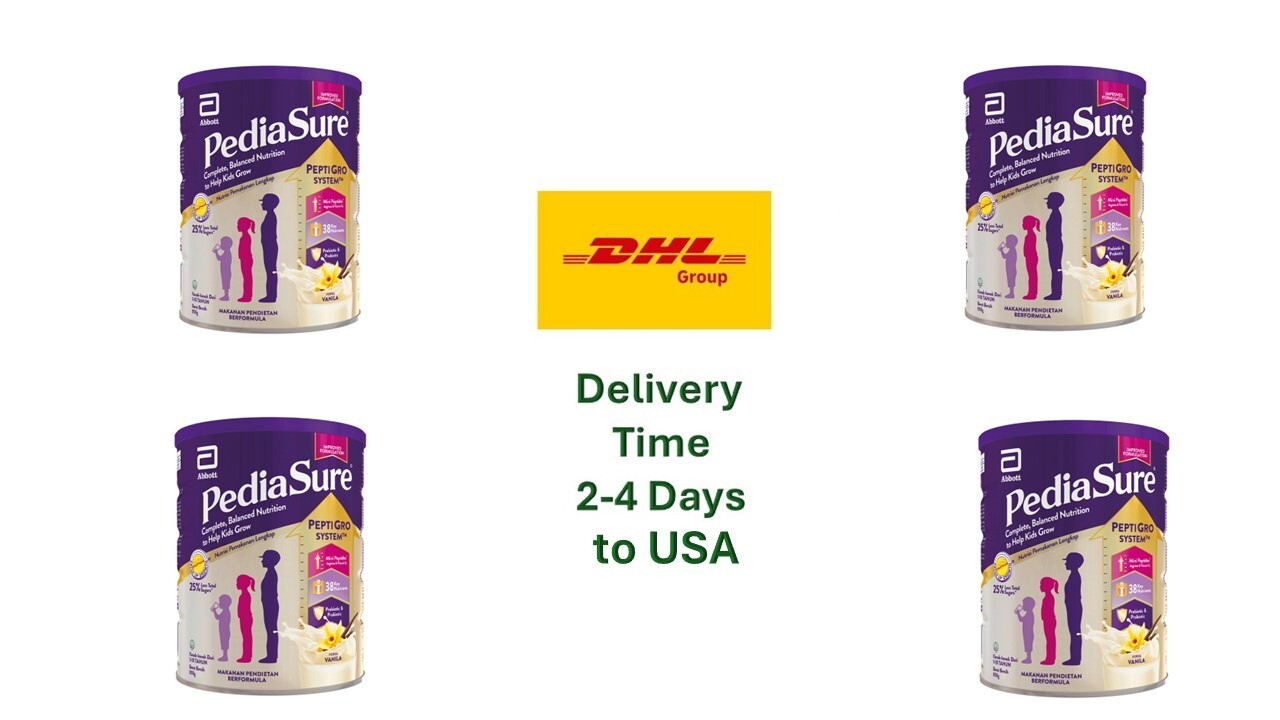 Abbott Pedia sure Complete Nutrition 1-10 Yrs Vanilla 850G FREE DHL x 4 Cans