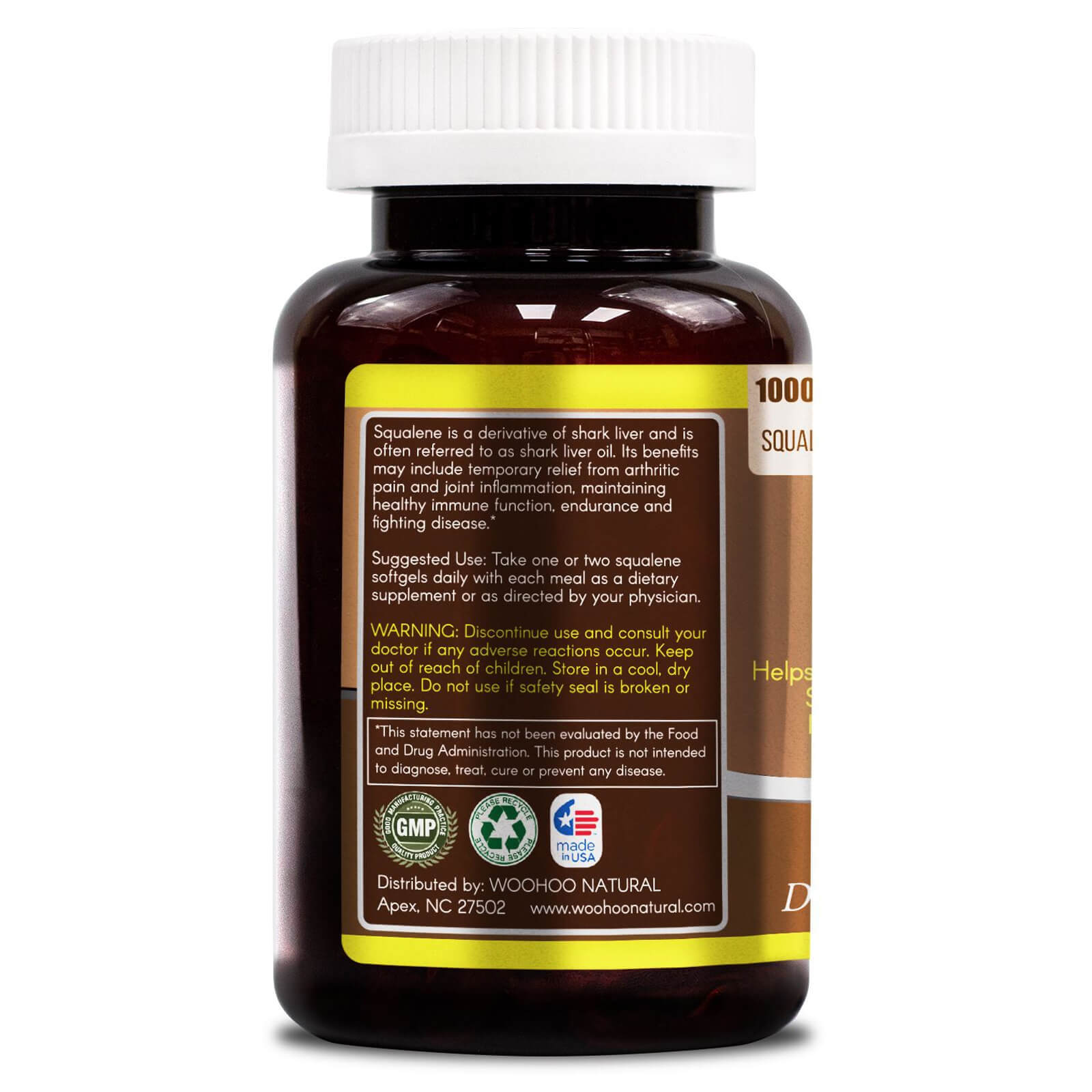 Golden Squalene 1000 mg 100 Softgels
