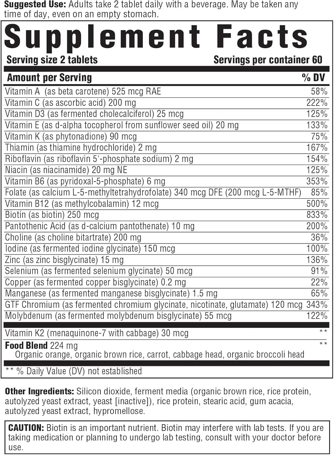 Innate Response – Men’s 40+ Multivitamin – Iron-Free (120tabs)