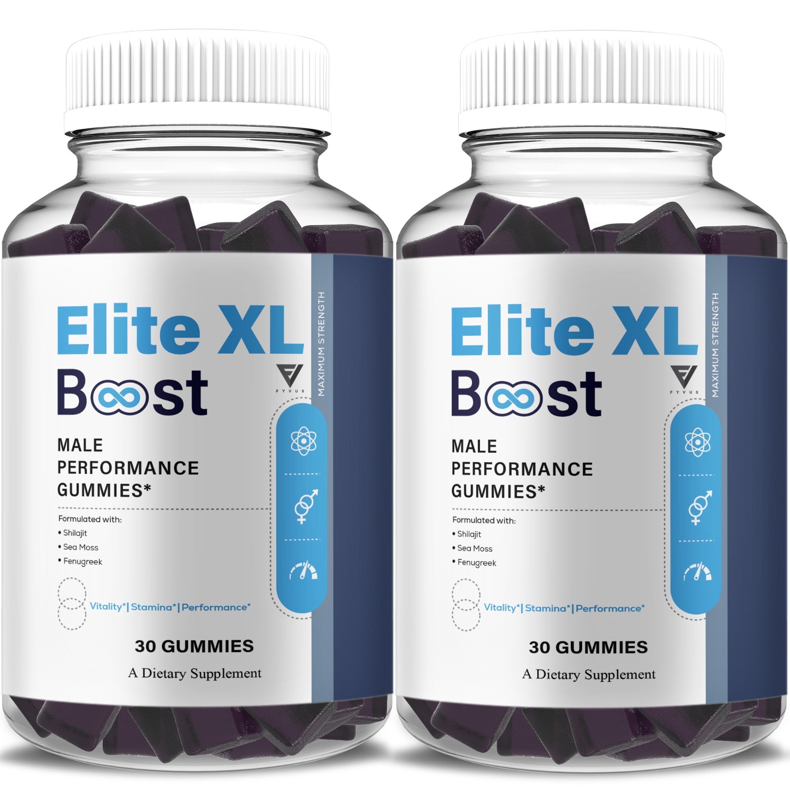 (2 Pack) Elite XL Boost Gummies, EliteXL Boost Male Performance (60 Gummies)