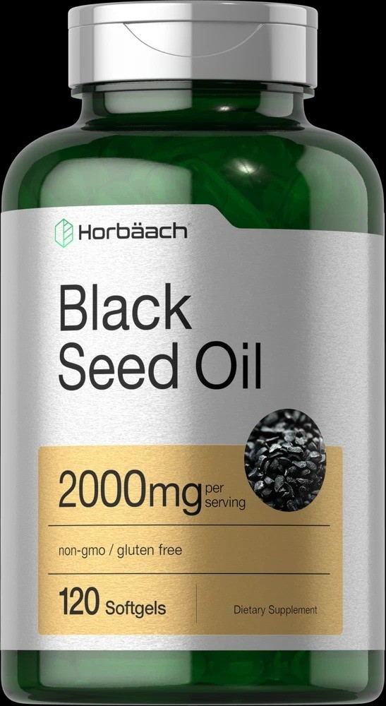 Black Seed Oil 2000mg | 120 Softgel Capsules | Nigella Sativa | by Horbaach