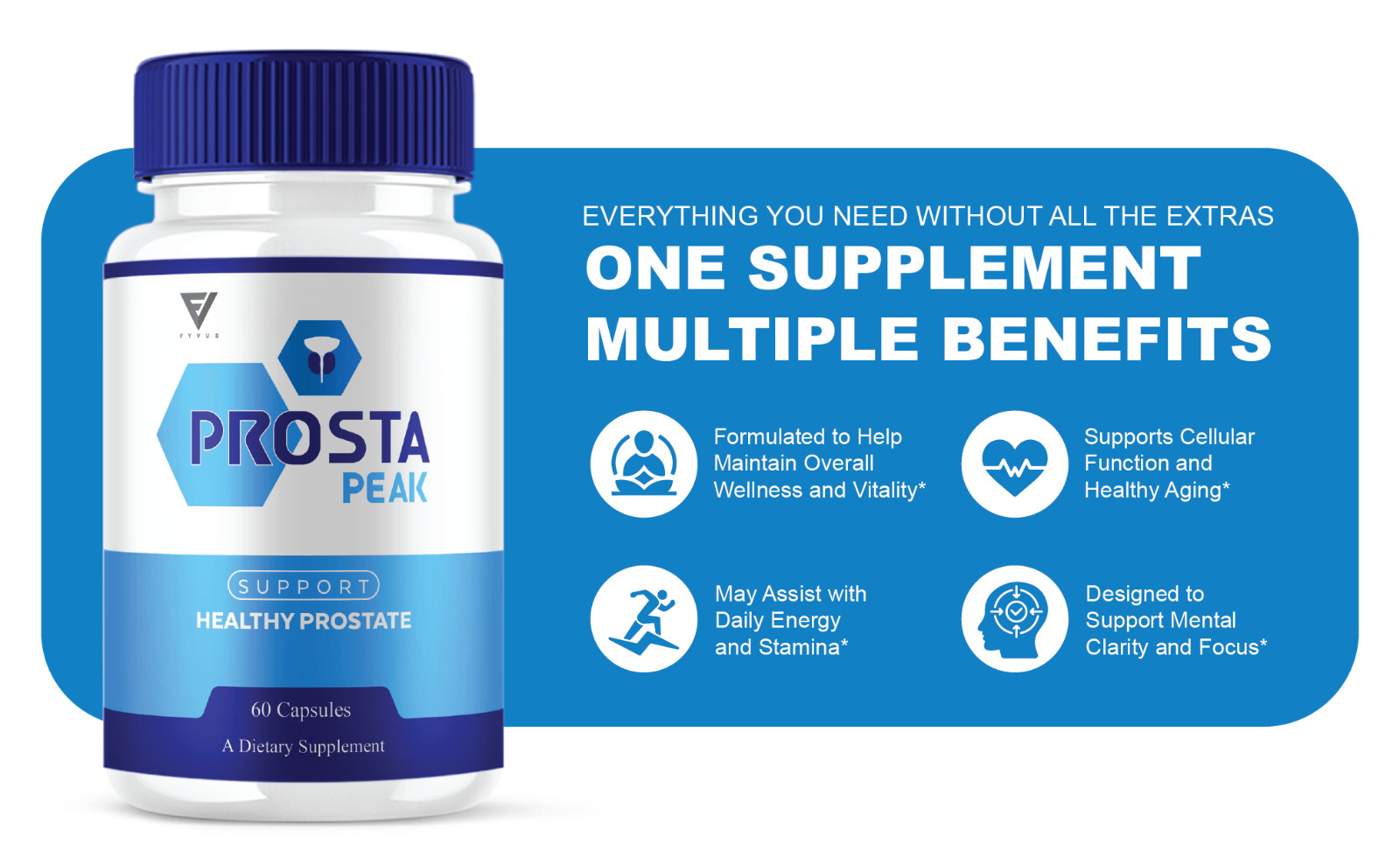 Prosta Peak Healthy Prostate , ProstaPeak Supports Comfort (60 Capsules)