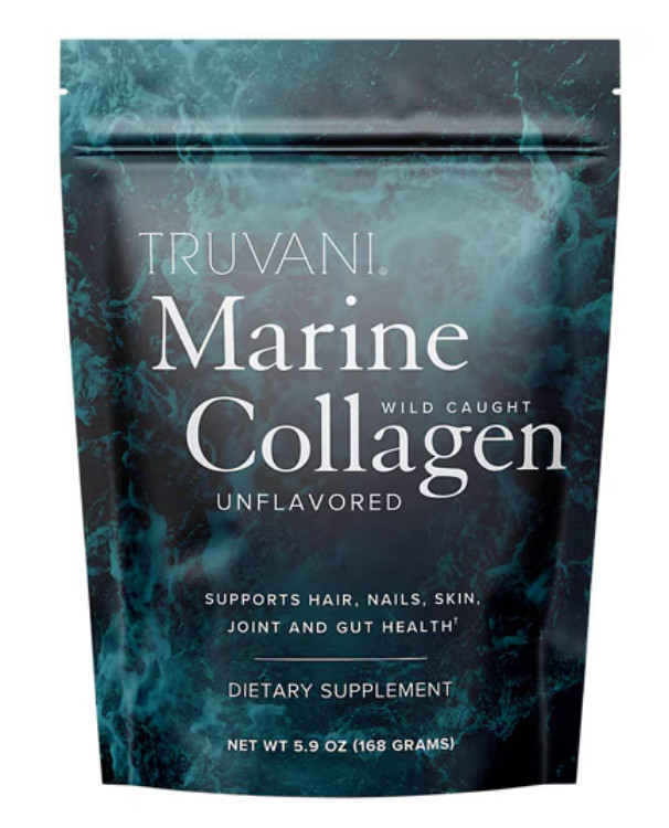 Truvani Marine Collagen Wild Caught Unflavored Dietary Supplement Powder 5.9 Oz