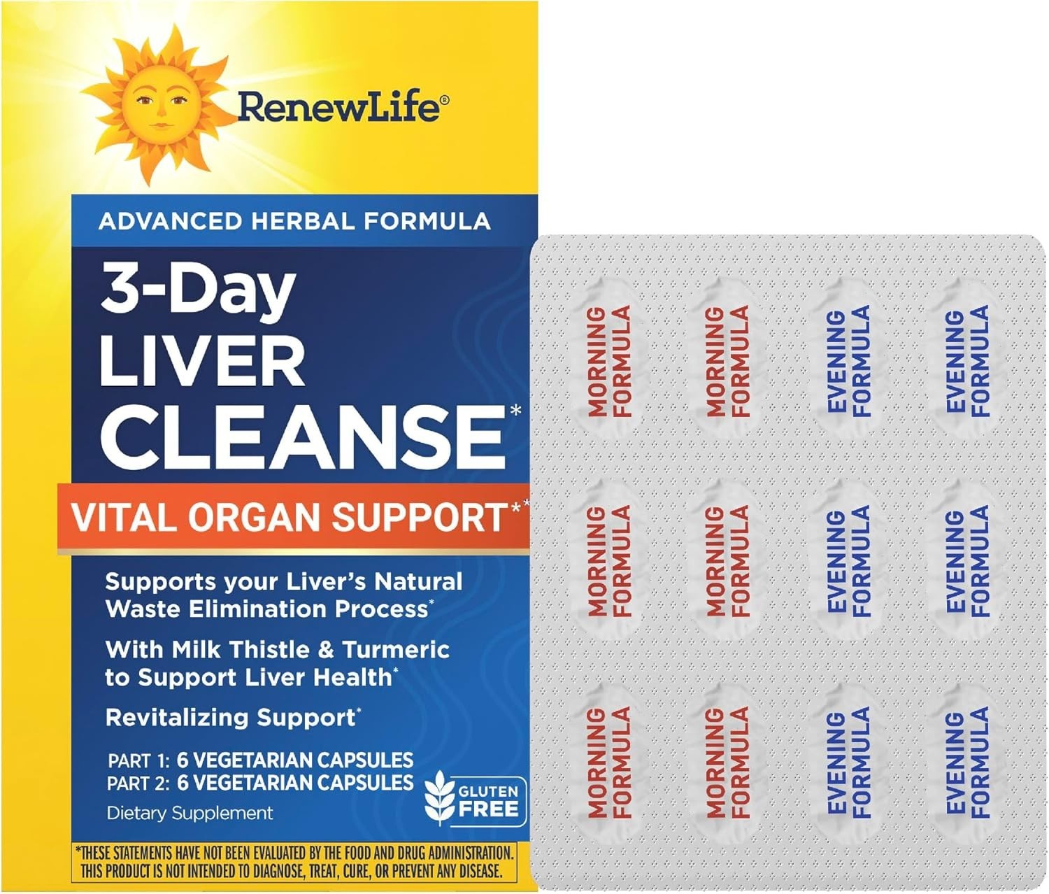 Cleanse, Adult, 3-Day Liver Cleanse, Dietary Supplement, 2-Part, 3-Day Program