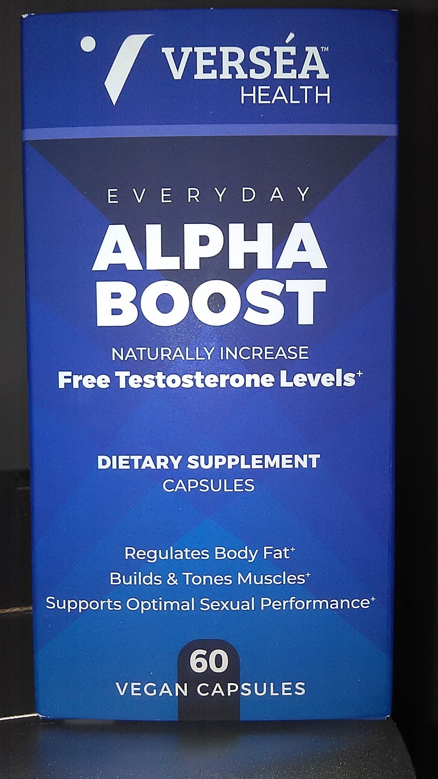 Versa Alpha Boost Everyday Free Testosterone 60 Vegan Caps Supplement 10/2026