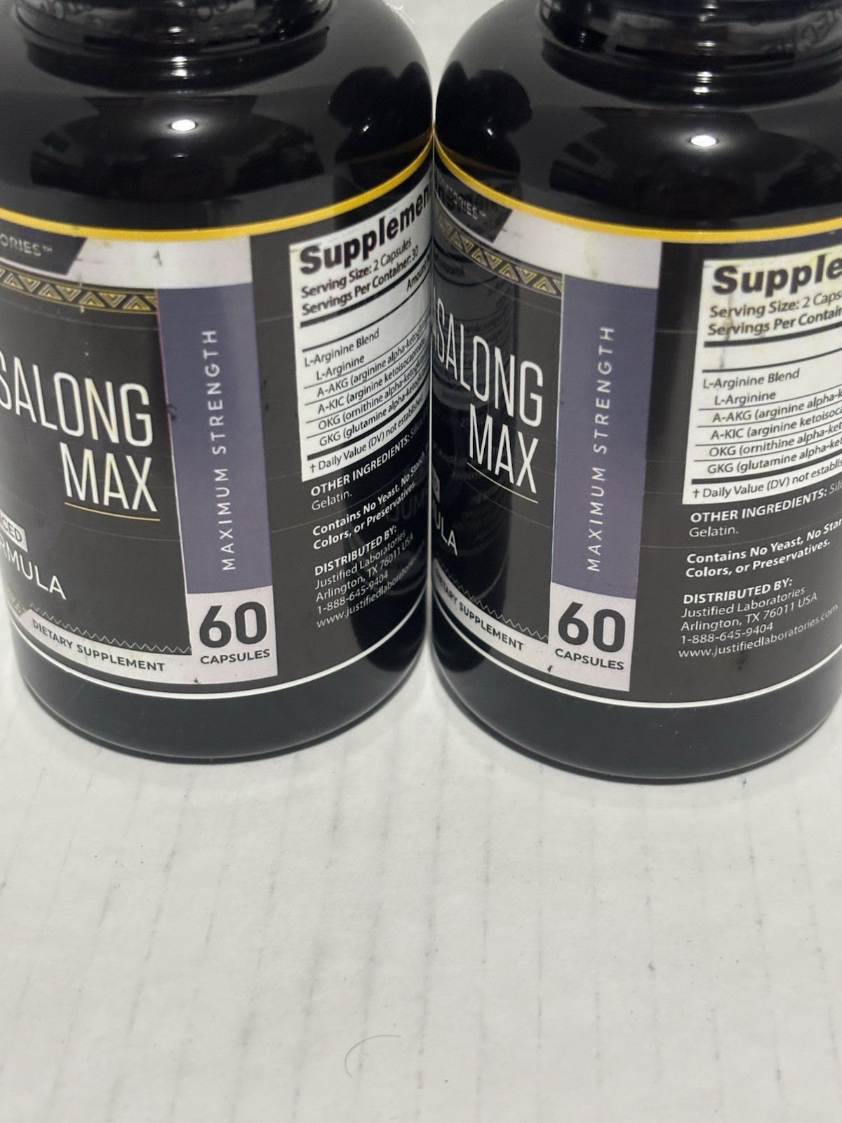 Maasalong Max Advanced Formula Supplement 120 Capsules- 2 Pack Exp 06/2027