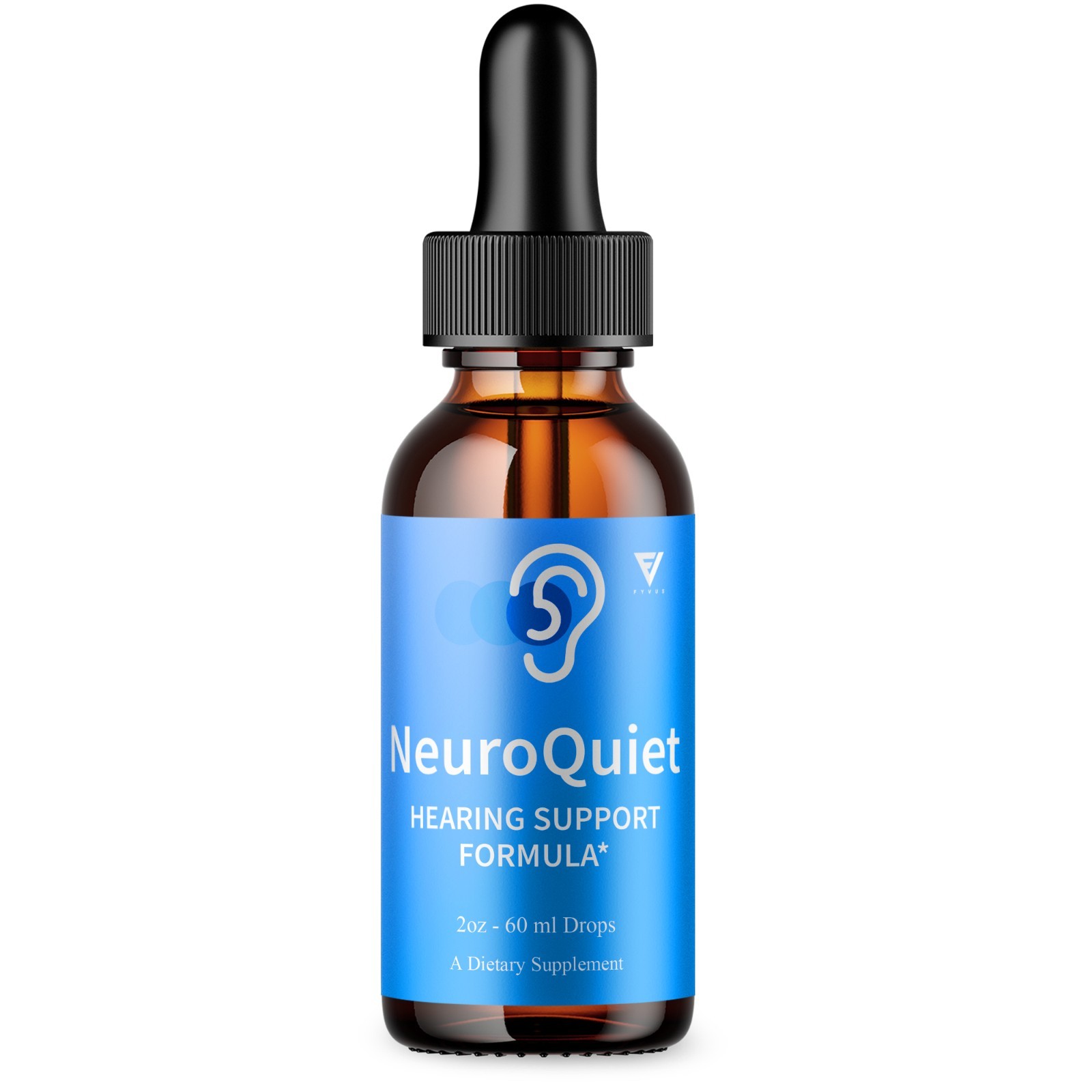 Neuro Quiet Hearing Drops, NeuroQuiet Ear Health Supplement (2oz)