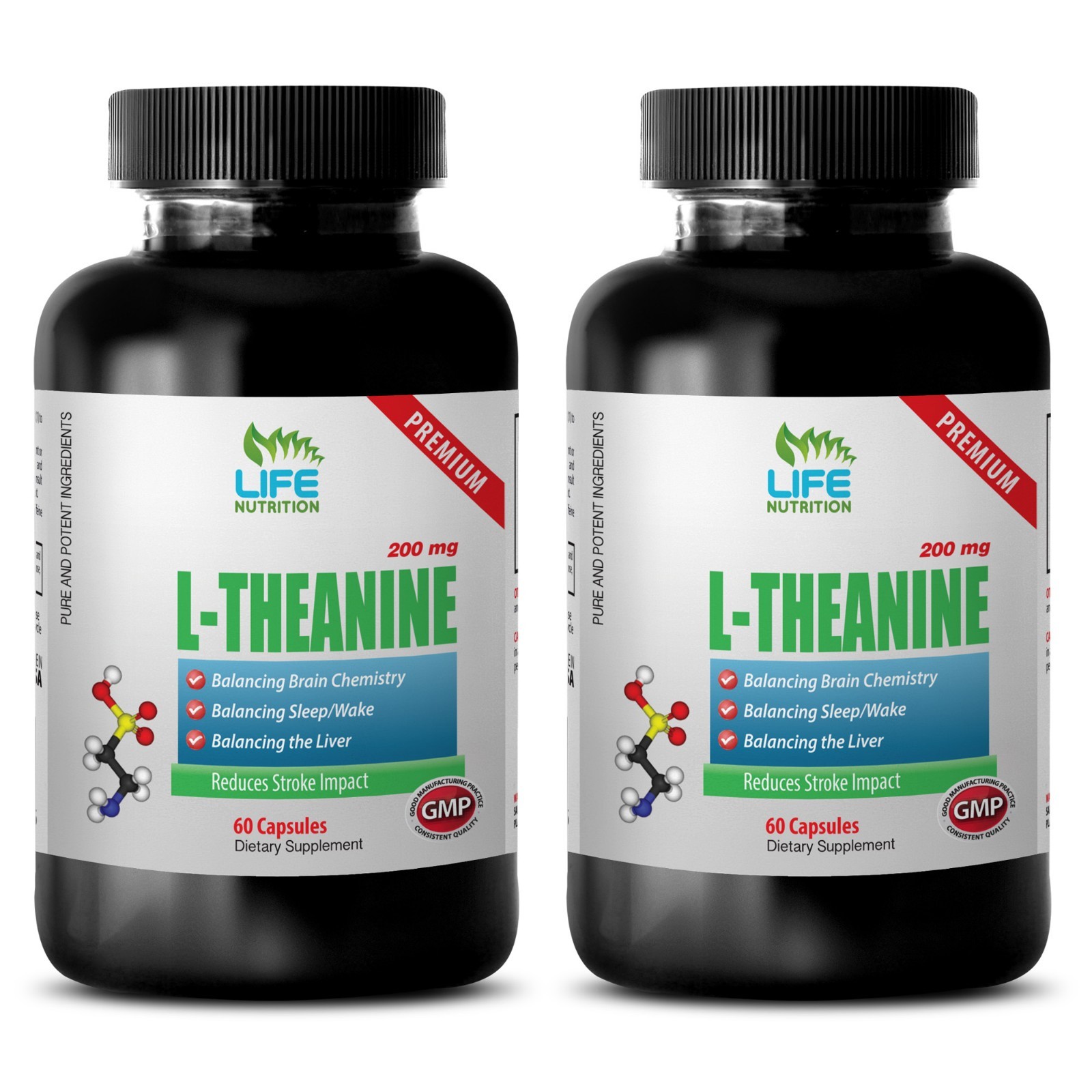 immuno support amino acids – PREMIUM L-THEANINE 200mg 2B – stress away pills