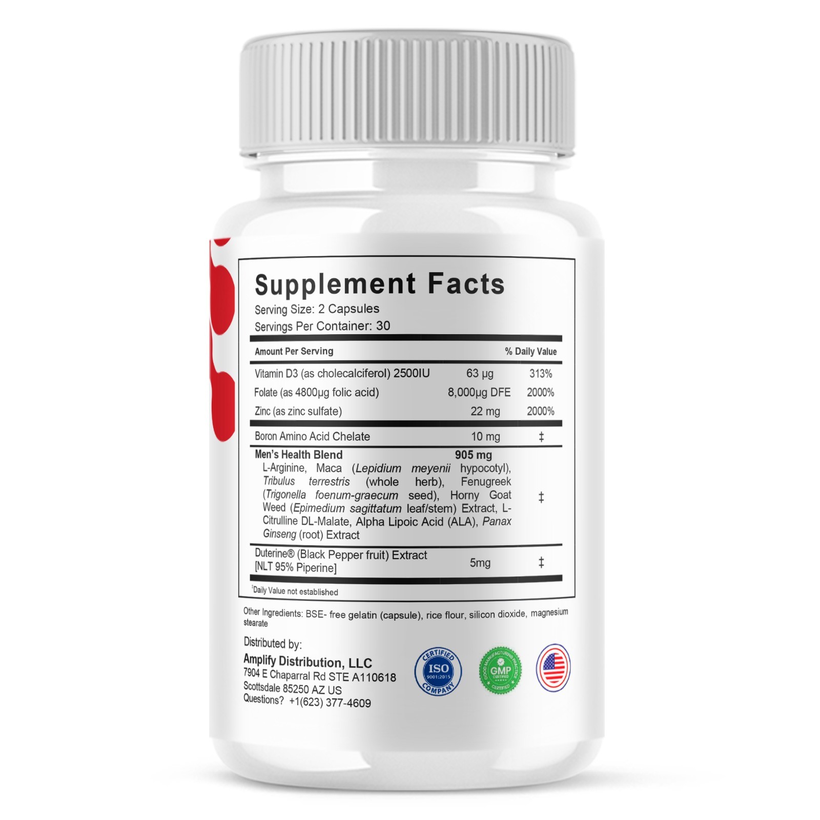 Maximus Labs Male Support Pills, MaximusLabs Supplement (60 Capsules)