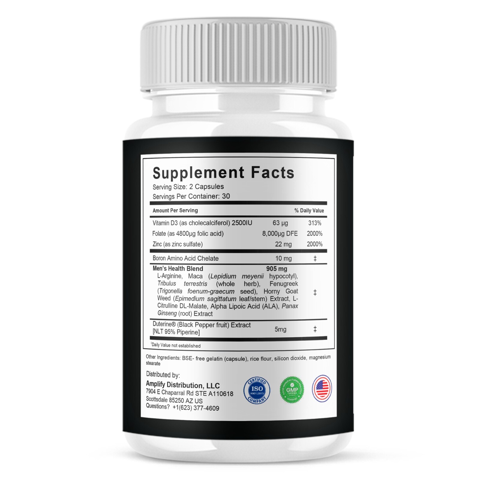(5 Pack) Bruno Maximum Performance Supplement Bruno Premium Pills (300 Capsules)
