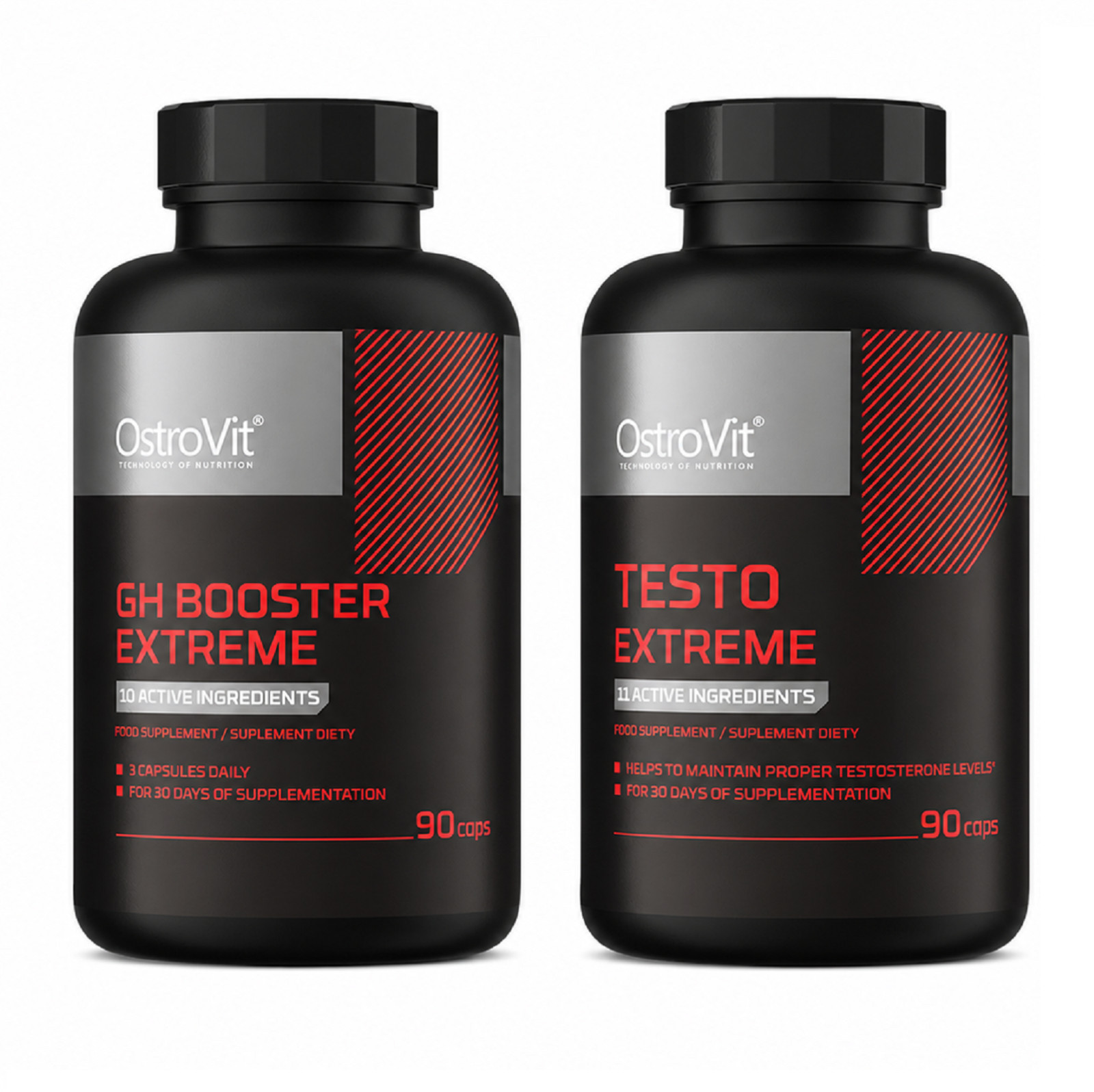 GH BOOSTER EXTREME + TESTO EXTREME -Testo-booster, muscle regeneration, strength