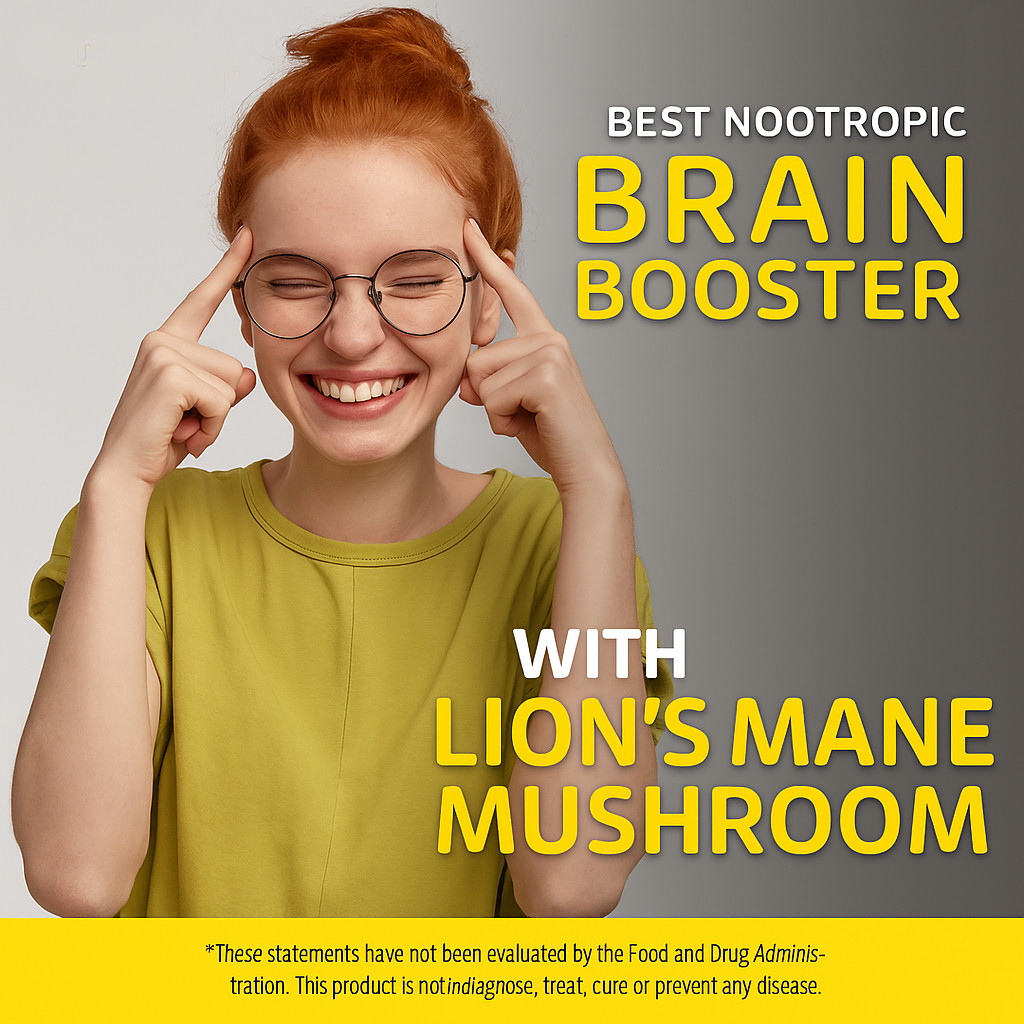 Best Nootropic Brain Booster – for Memory, Focus, Concentration, Mental Clarity