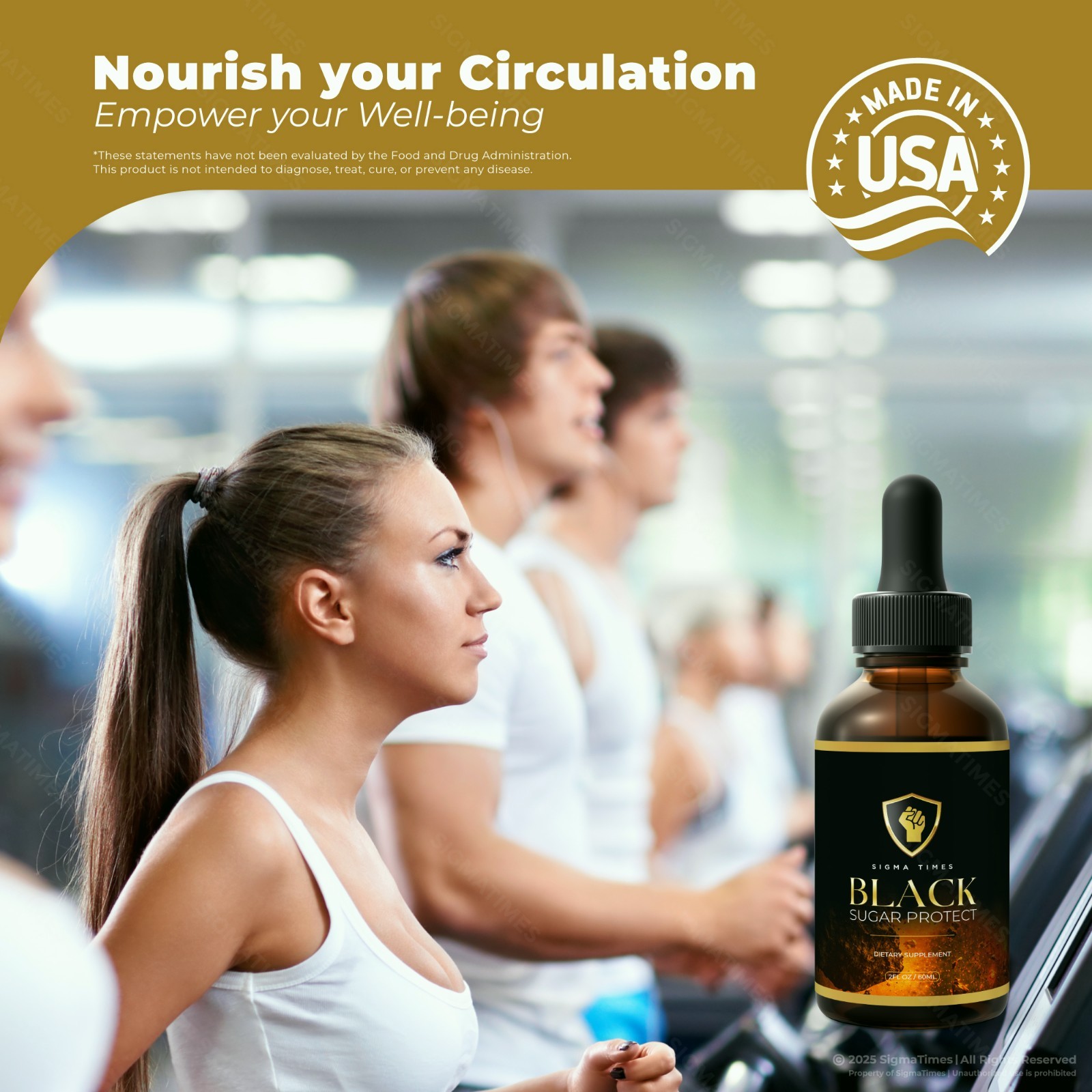 Black Sugar Protect Drops, For Healthy Blood Support & Circulation – 5 Pack