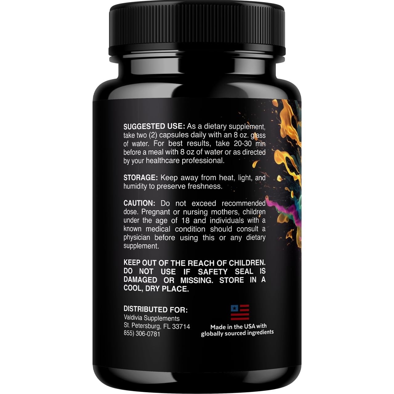 IQ Blast Pro Brain Supplement Memory Focus Nootropic Capsules 1 Pack 60Ct