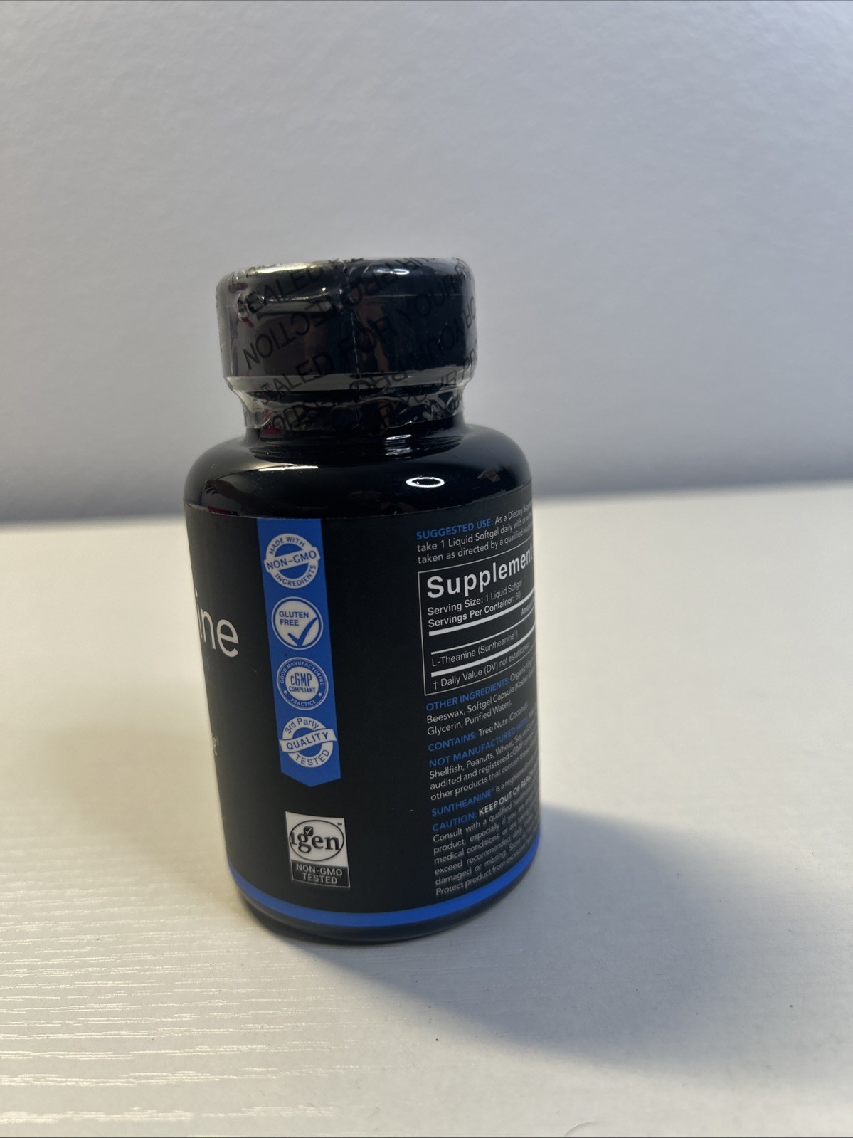 Sports Research L-theanine 200mg (60 Softgels) EXPIRED 7/2023