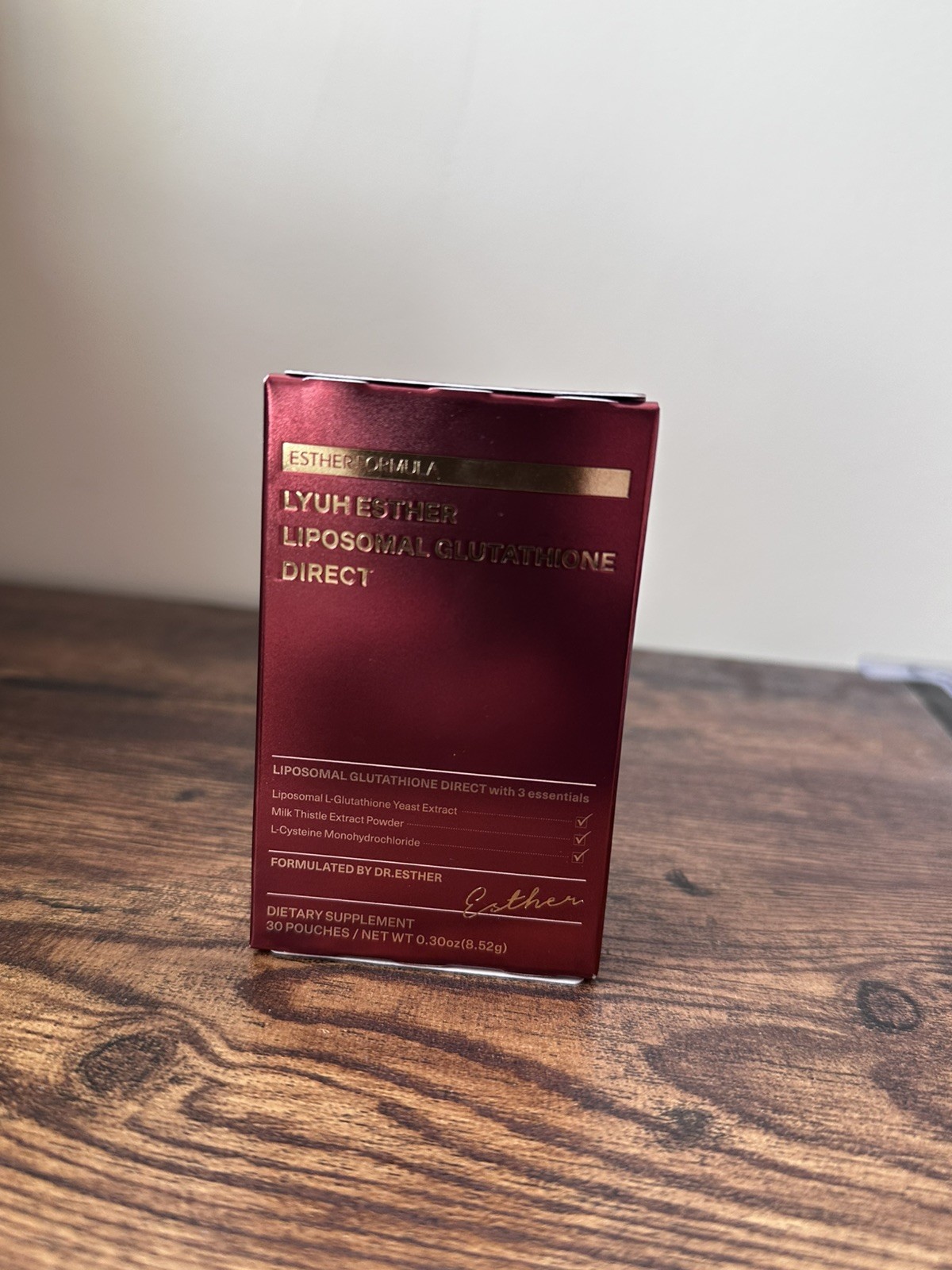 Esther Formula Liposomal Glutathione Supplement Antioxidant Support 30 Pouches