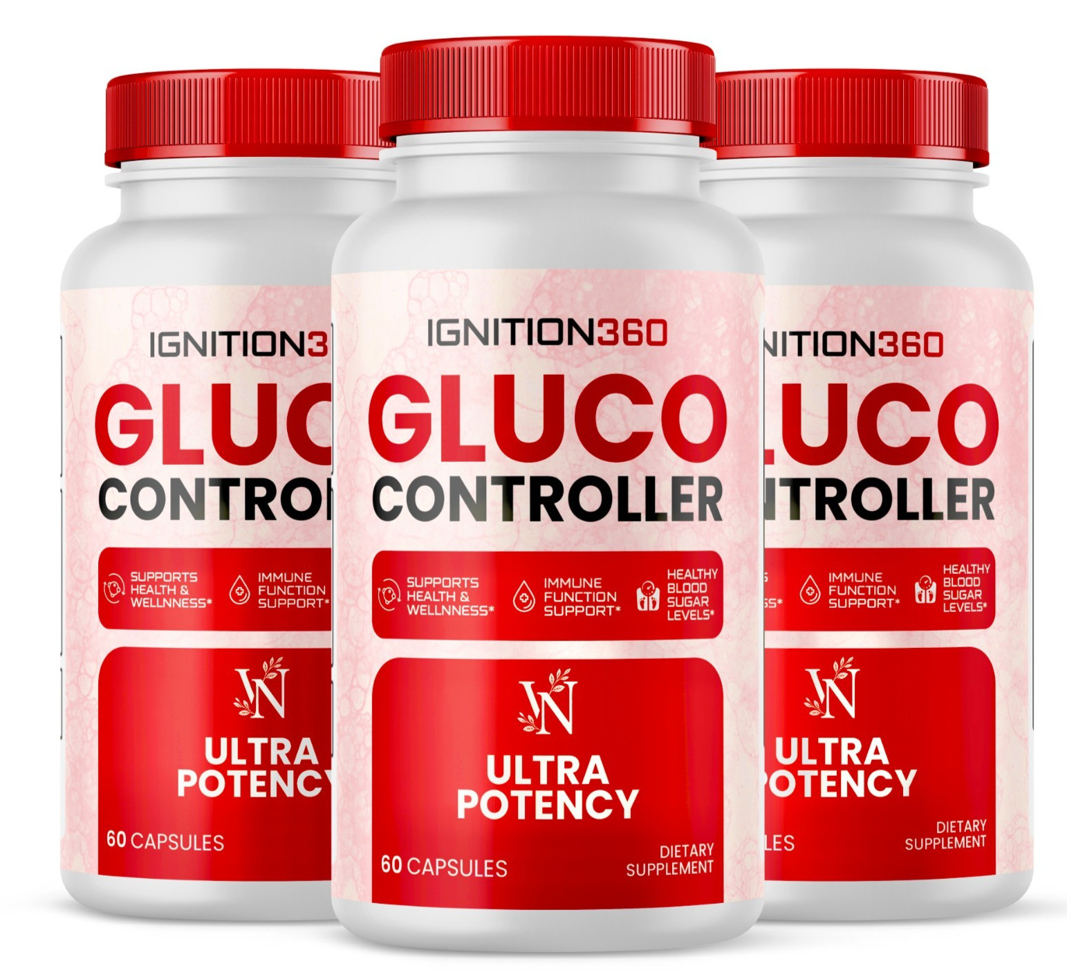 Ignition 360 Gluco and Blood Health Support Supplement Ultra Potency 180Caps
