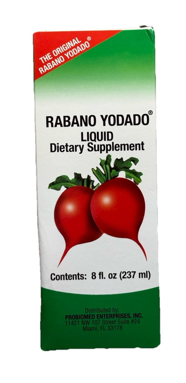 Rabano Yodado Liquid Dietary Supplement, El Salvador, 8 Fl Oz / 237 ml