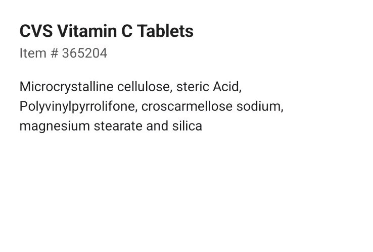 Two New CVS Health Vitamin C 100 Count Tablets-250 mg & 500 mg Exp 06/27 & 08/27