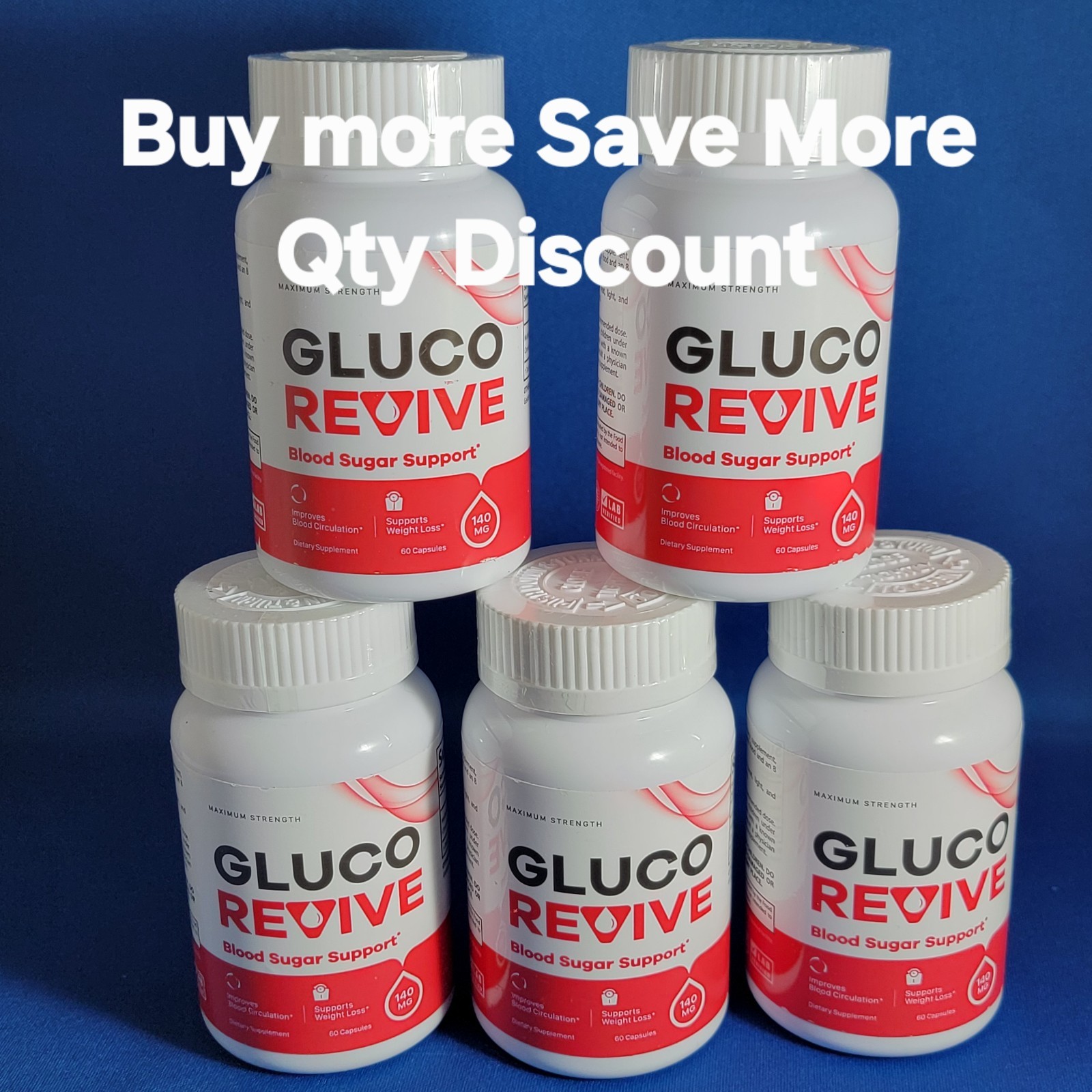 Gluco Revive Blood Support GlucoRevive Advanced Glycogen Support – 60 Capsules