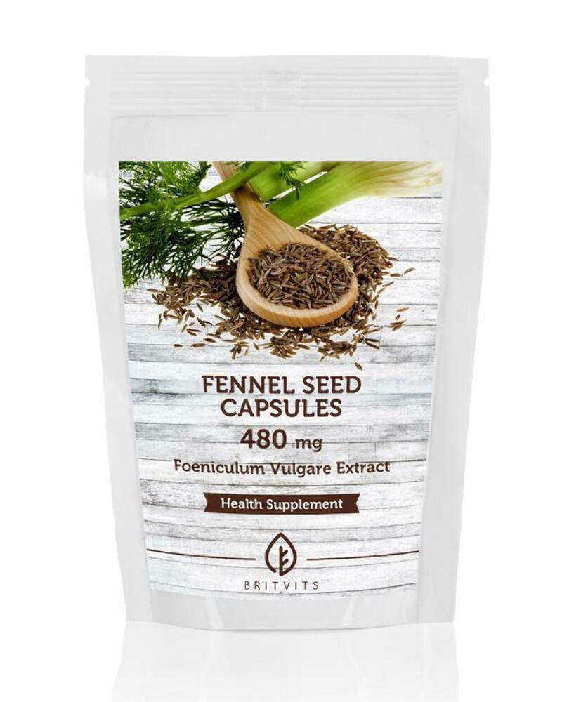 Fennel Seed Extract 480mg Capsules Choose How Many