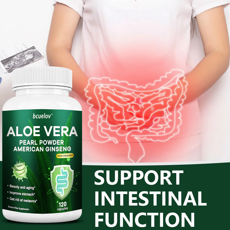 Aloe Vera Pearl Powder*beauty*improve Stomach Capsules-Digestive Support