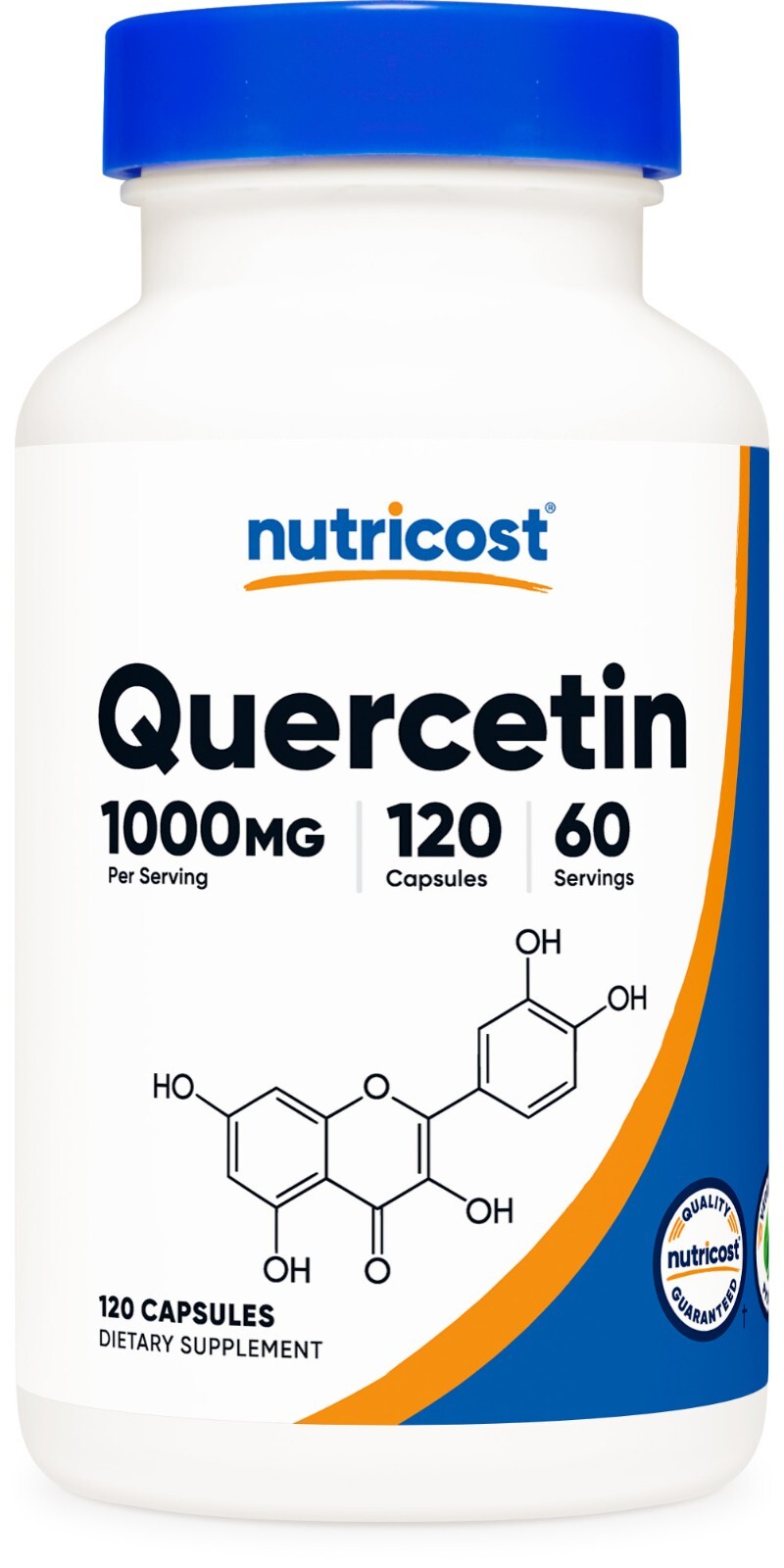 Nutricost Quercetin 1000mg, 120 Capsules – 60 Servings, 500mg Per Capsule