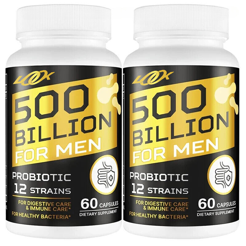 500 Billion CFU of 12 Male Probiotics