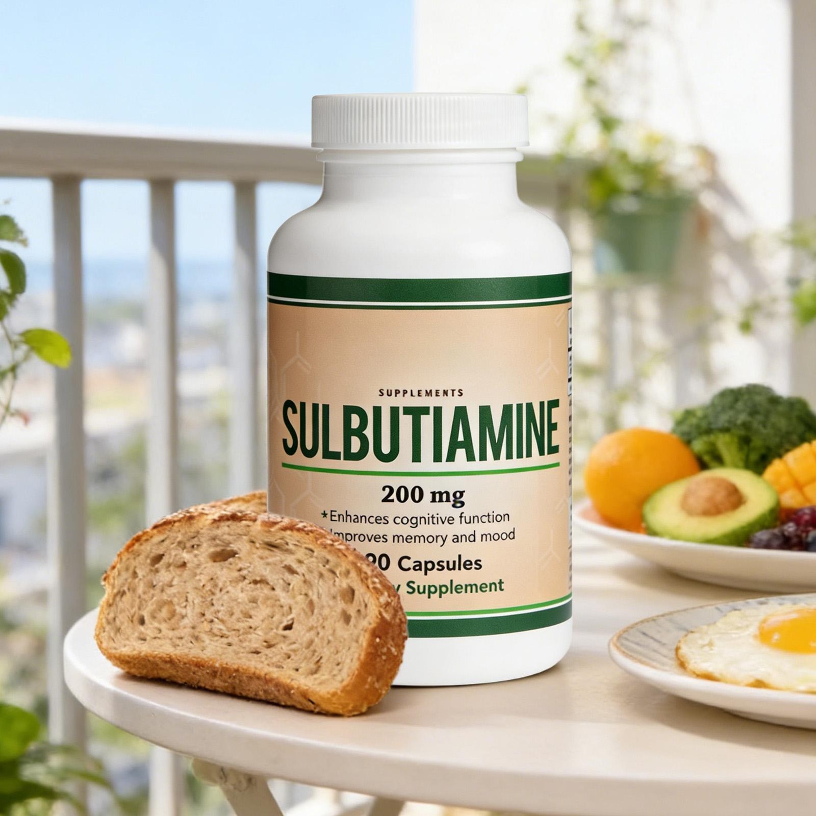 2 X Sulbutiamine, 90 X 200mg Capsules – Memory, Mood, Cognitive Nootropic Supple