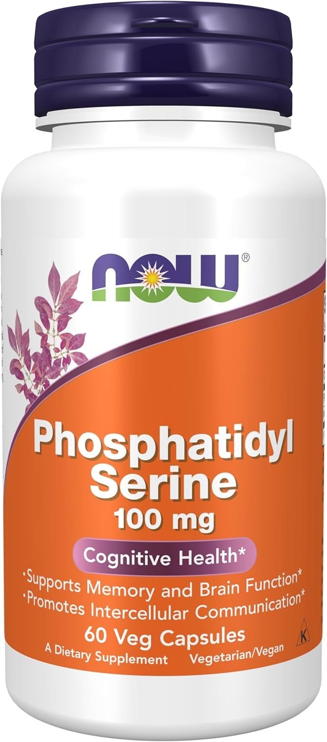 NOW Foods Phosphatidyl Serine 100 mg 60 Veg Capsules | BB 06/2027