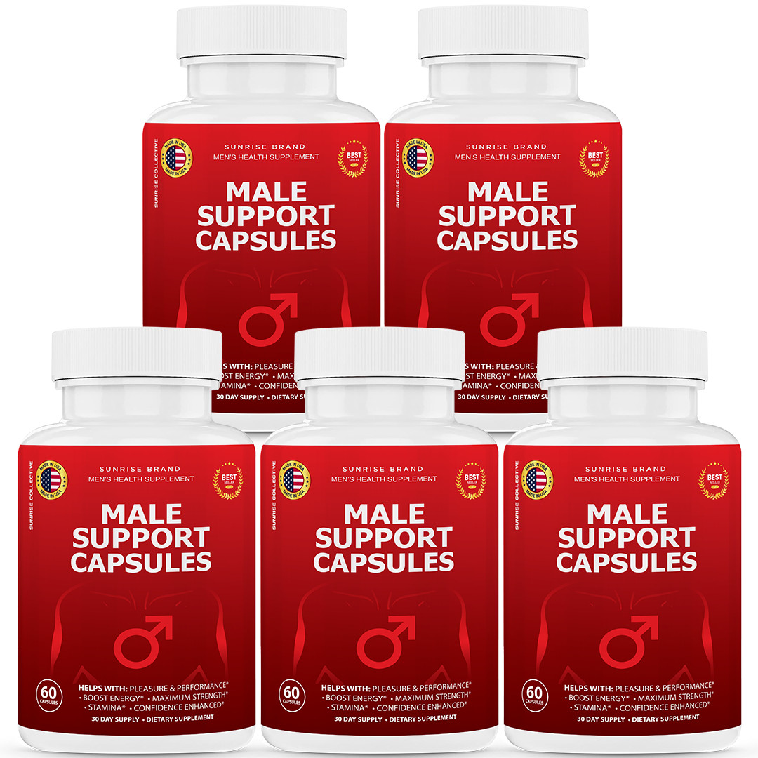 Male Support Capsules – Men’s Health Supplement – 5 Pack