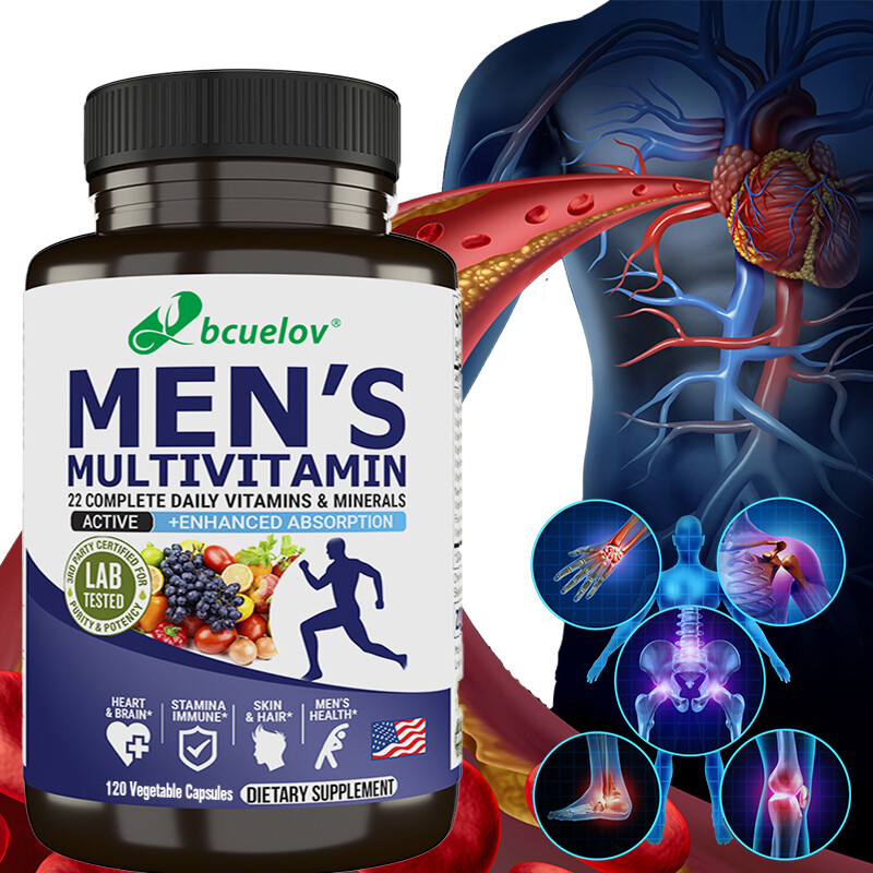 Men’s Multivitamin with Natural Ingredients, GMP Laboratory Tested