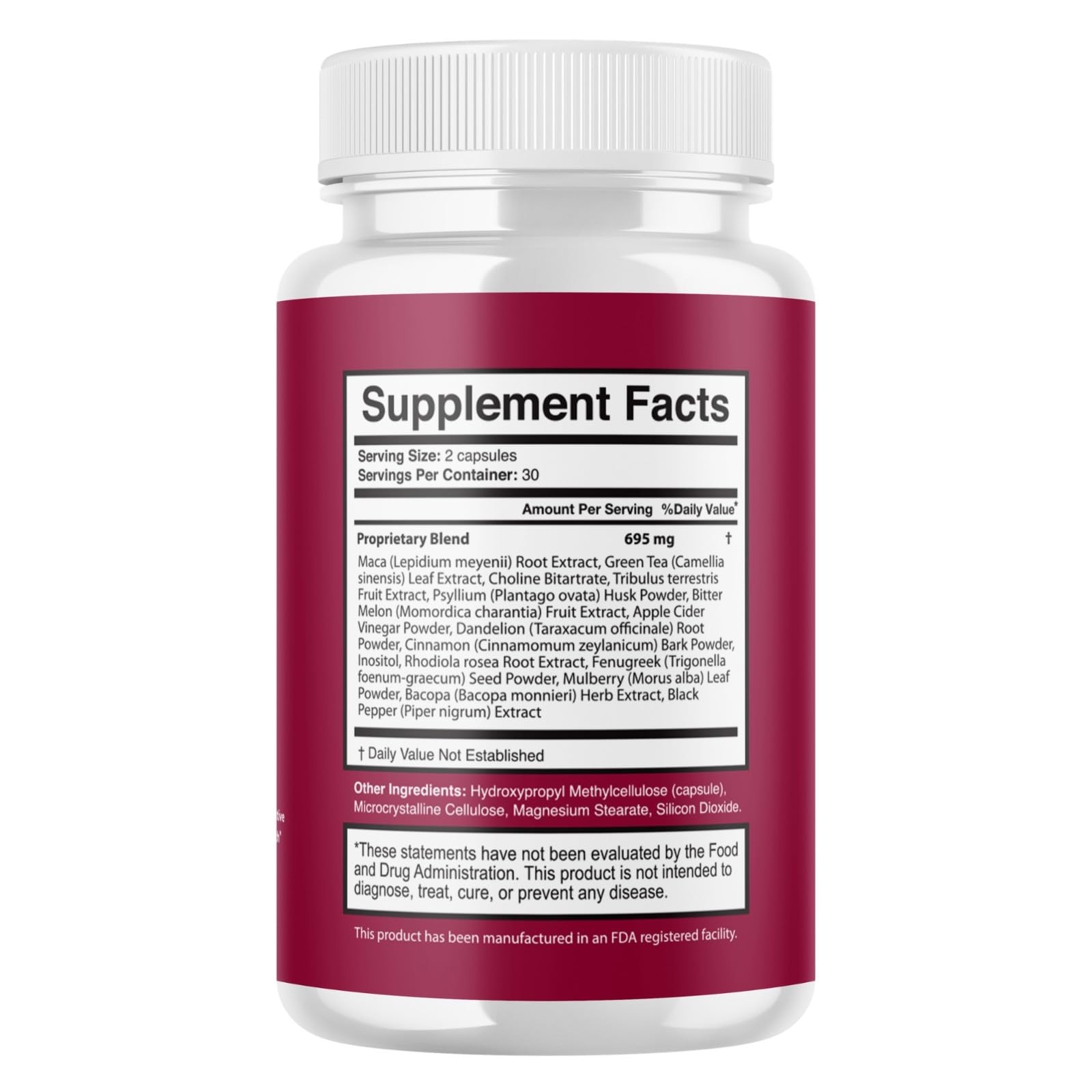 Valdivia (5 Pack) SlimPeak Capsules 300 Capsules 5 Pack Daily Made in USA