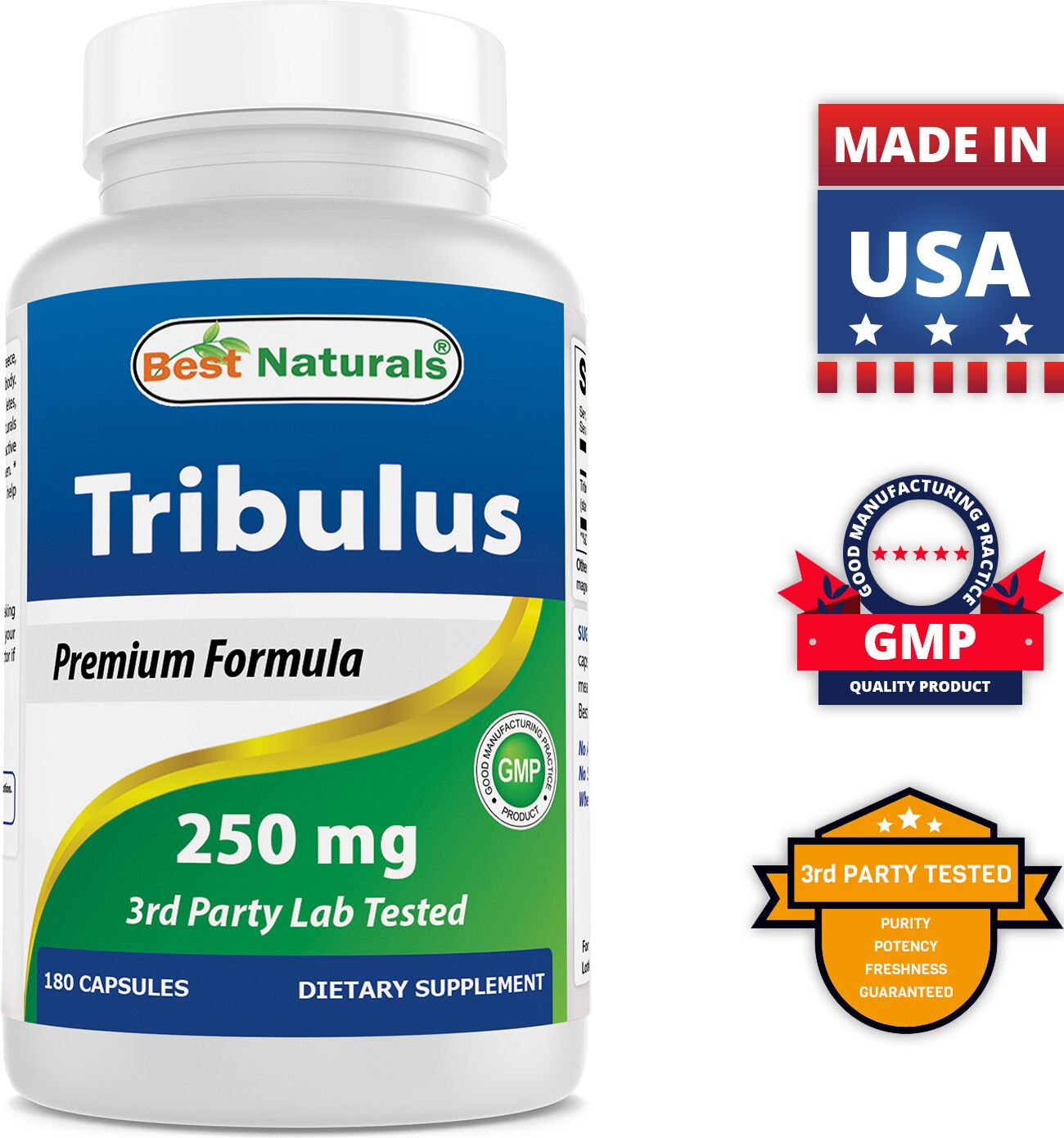 Best Naturals Tribulus 250 mg 180 Capsules