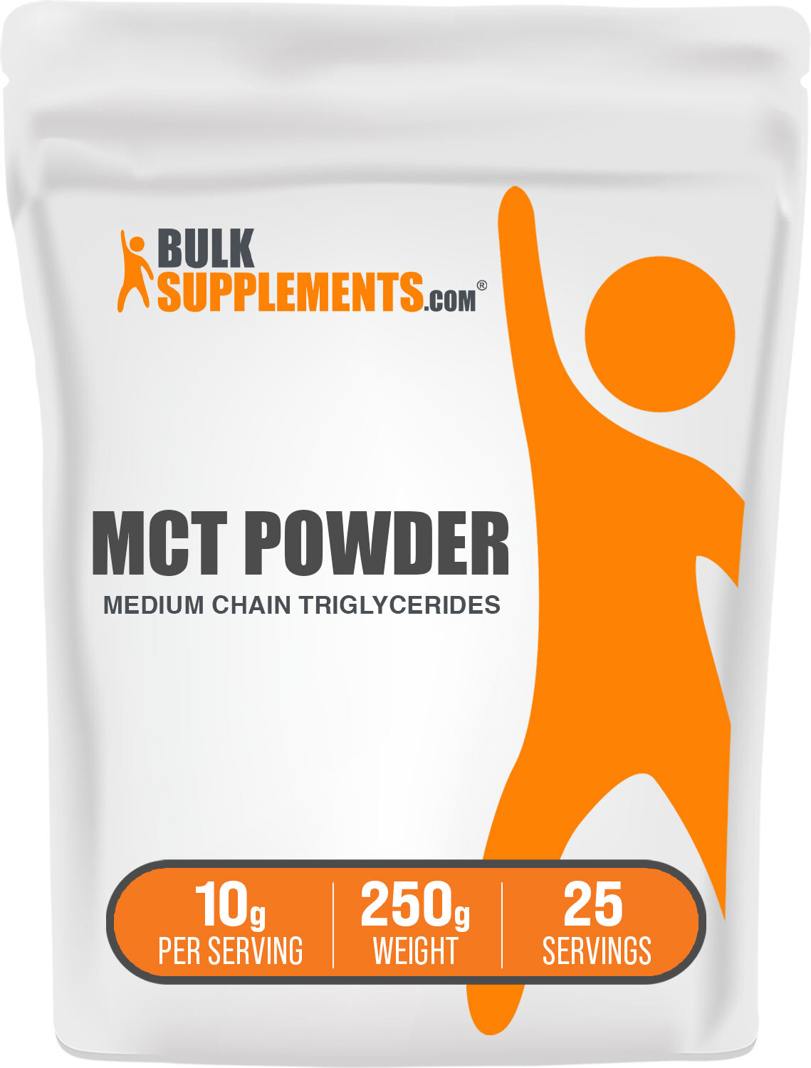 BulkSupplements MCT Powder – Gluten-Free Energy Boost! – 10g Per Serving