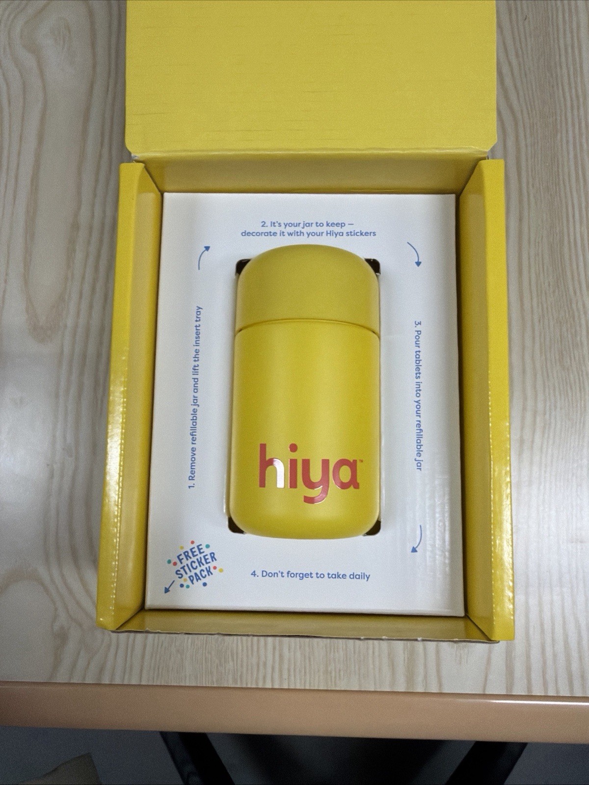 Hiya Kids Daily Multivitamin Assorted Flavors 30 Chewable Supplement Refill Jar