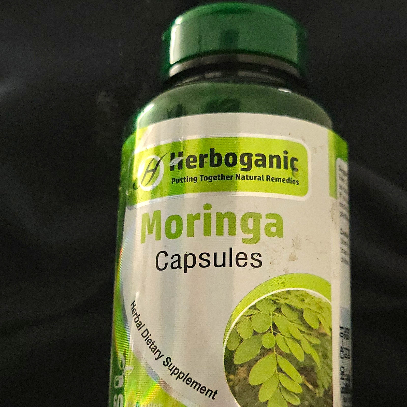 Herborganic Moringa Capsules Herbal Dietary Supplement with Moringa Ingredient