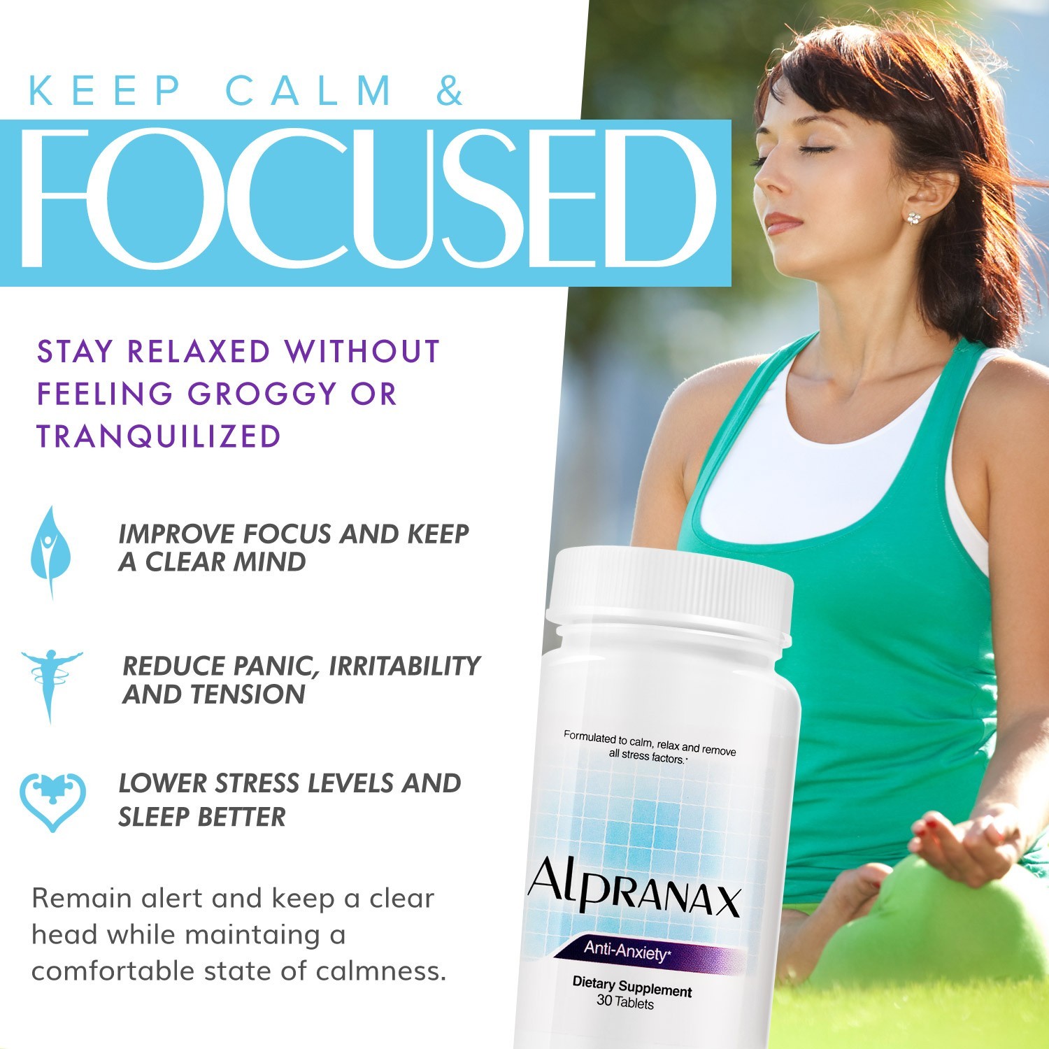 Alpranax – Herbal Stress Management, Tablets 30ct
