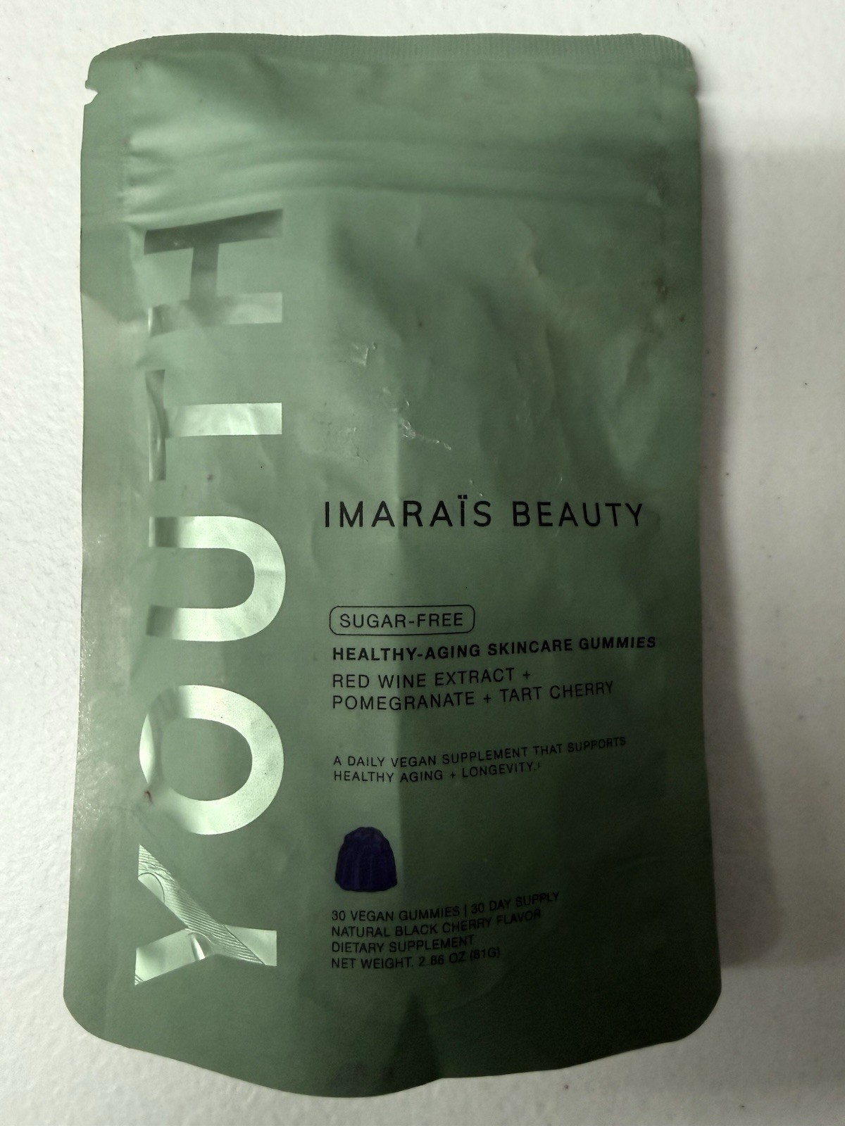 Imarais Youth Healthy ANTI-AGING SKINCARE Gummies 30ct EXP 10/2026