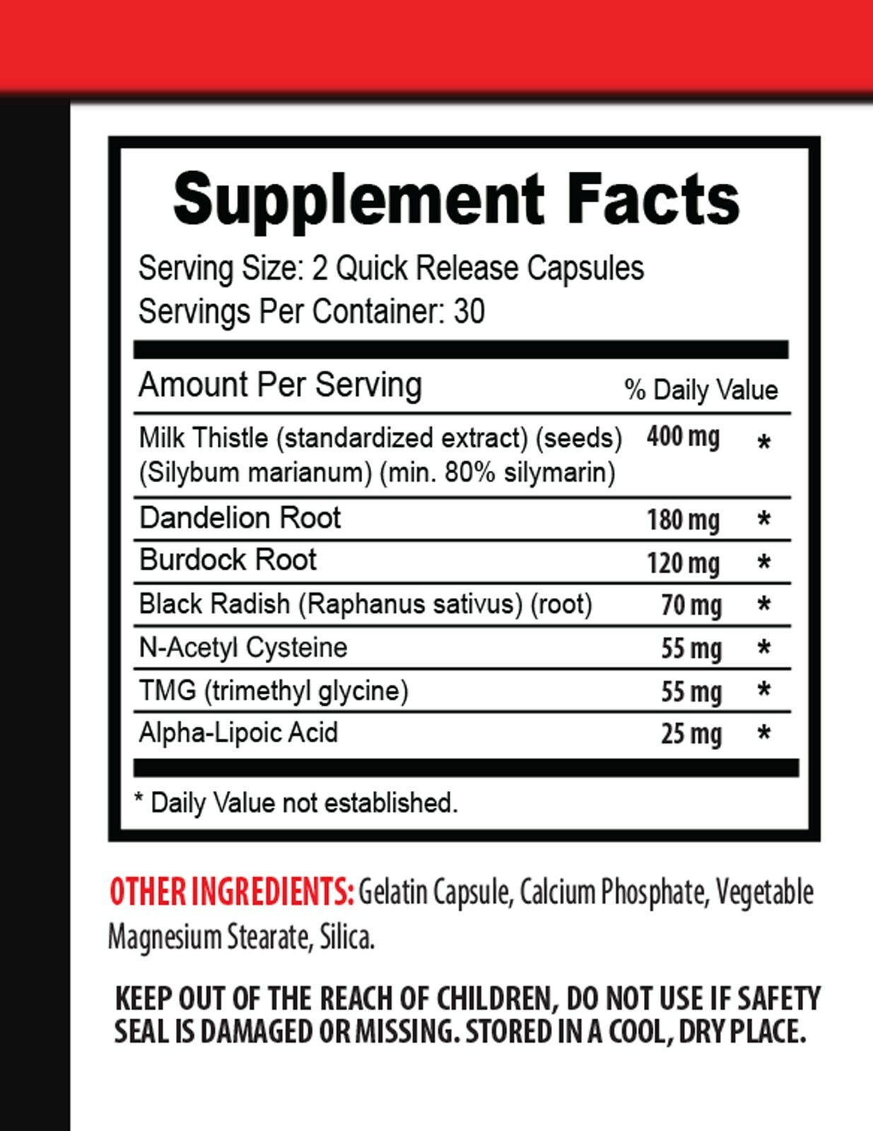 anti inflammatory herbal blend – LIVER DETOX & CLEANSE – milk thistle combo 1B