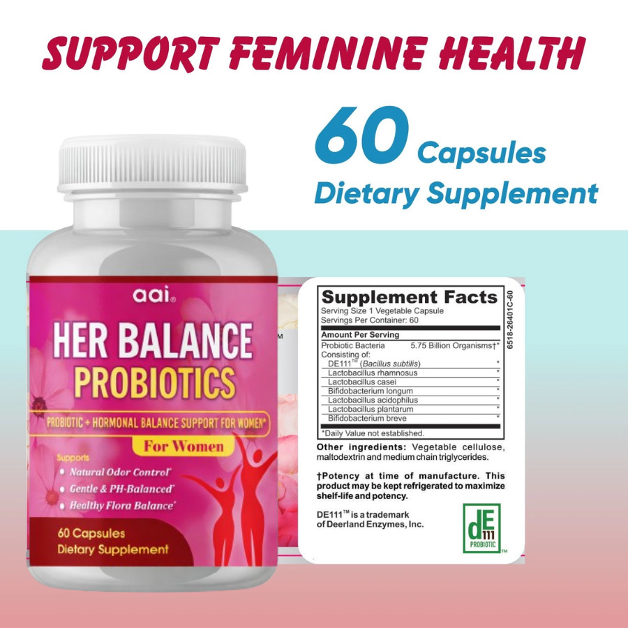 Her Secret Women Probiotics for Vaginal Health Female Digestive Health Support
